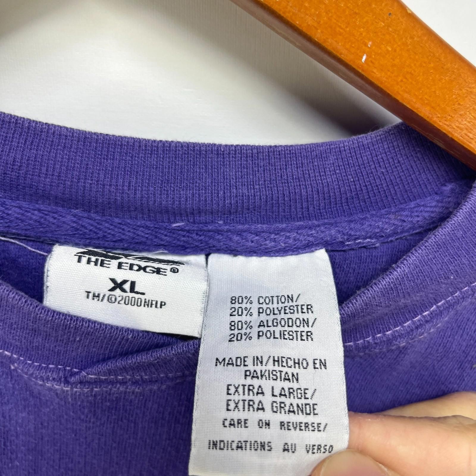 Designer Vintage Minnesota Vikings Sweatshirt XL NFL Size ONE SIZE - 4 Thumbnail