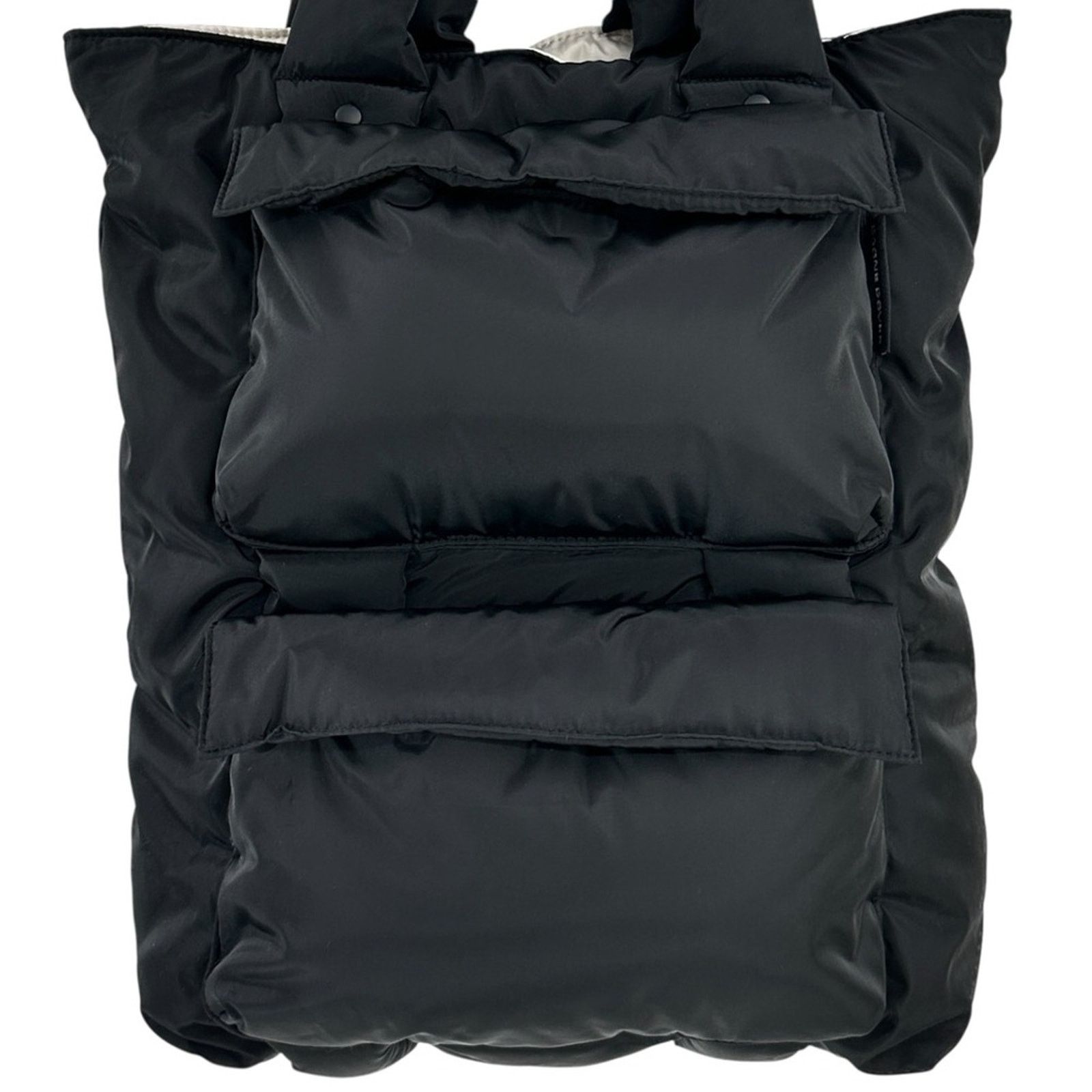 Dagne Dover Jemi Cargo Puff Tote - Black Nylon Puffer Tote Bag Size ONE SIZE - 3 Thumbnail