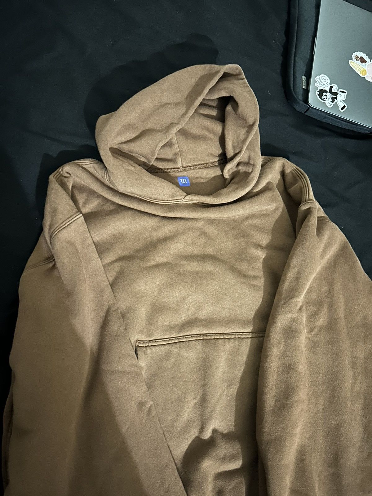 image of Yeezy Gap Perfect Hoodie Brown - Large, Men's