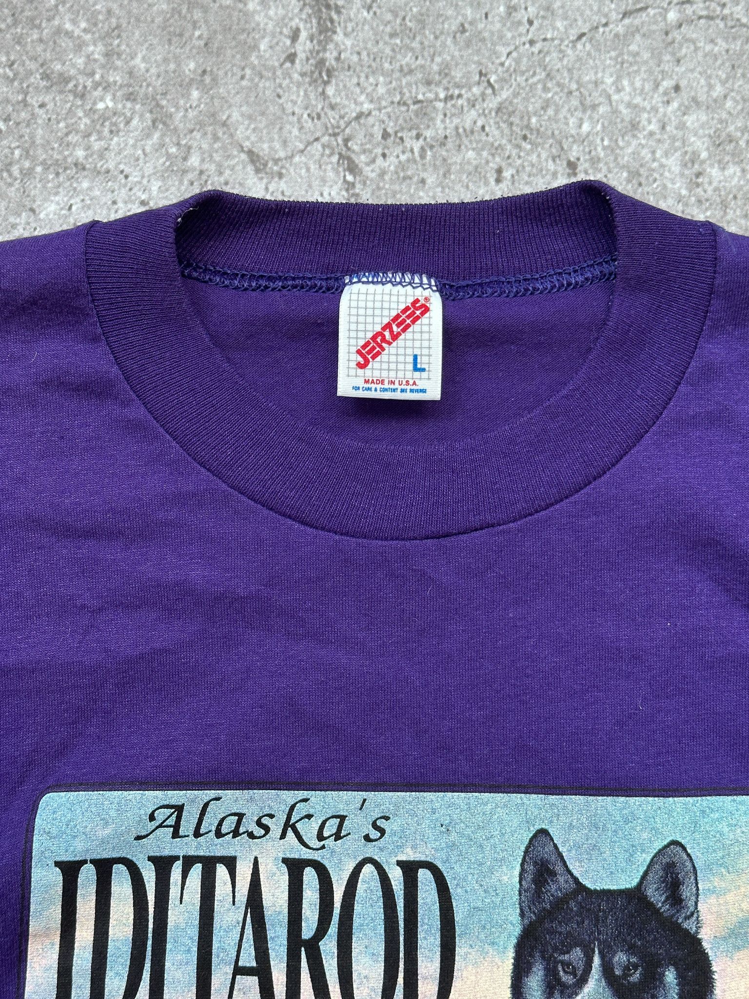 Vintage Vintage Iditarod Alaska Husky Dogs Printed Tee Size US M / EU 48-50 / 2 - 4 Thumbnail