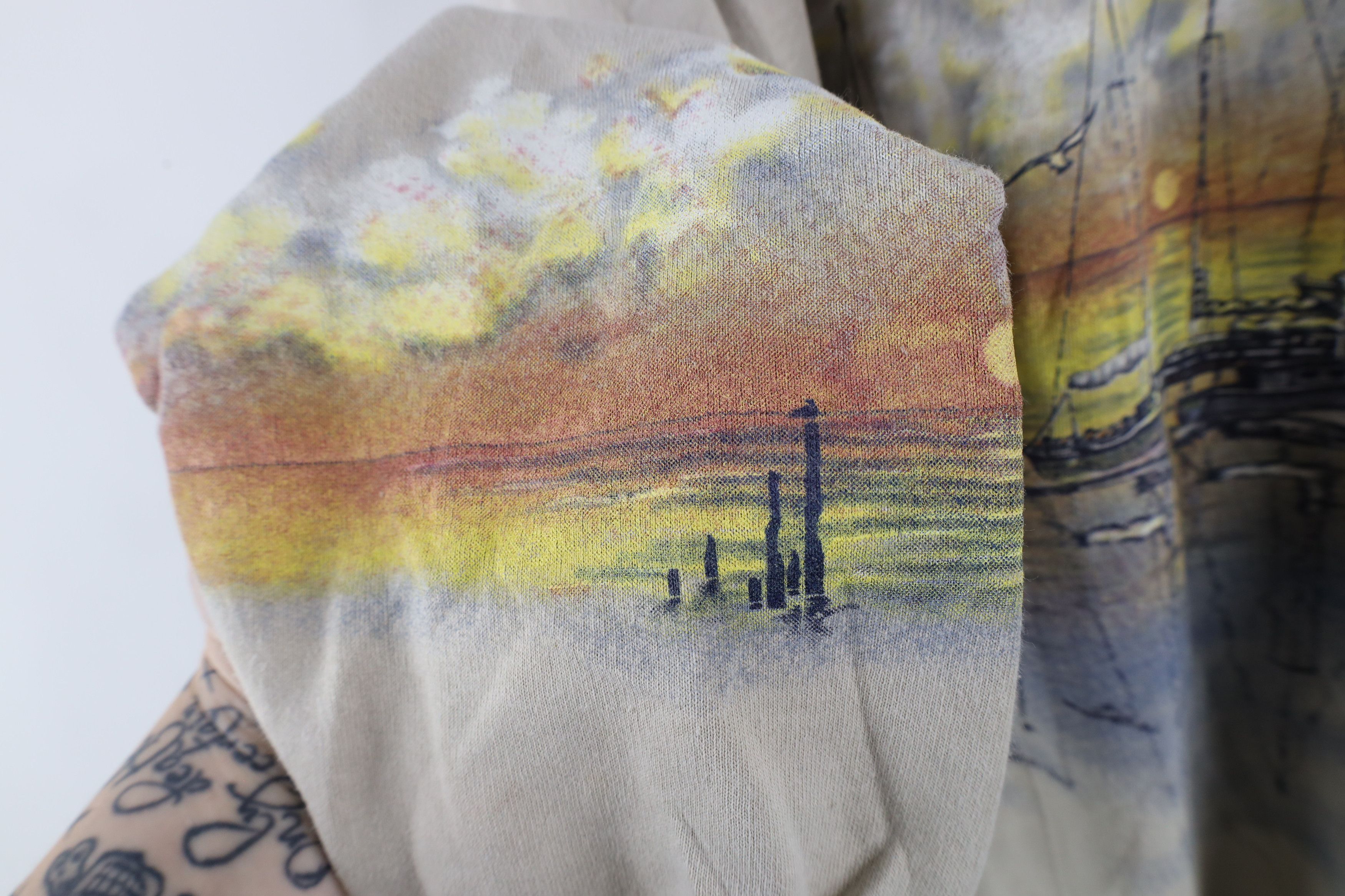 Vintage Vintage 90s Art Unlimited Boat Dock Beach Sweatshirt USA Size US L / EU 52-54 / 3 - 9 Thumbnail