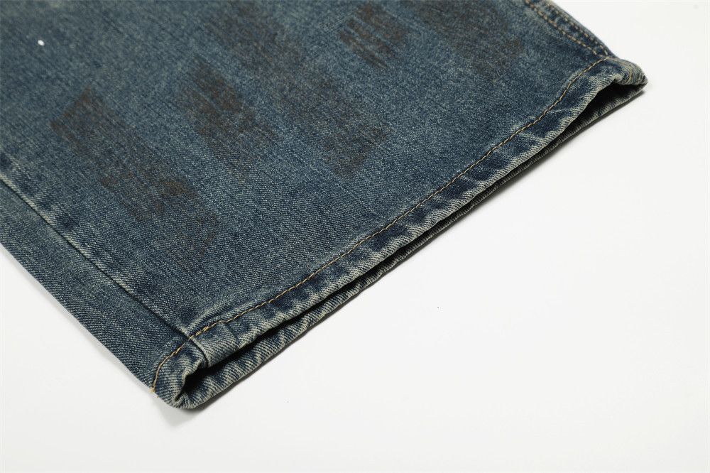 Vintage Men's punk braided chain washed scimitar jeans y2k Size US 32 / EU 48 - 6 Thumbnail