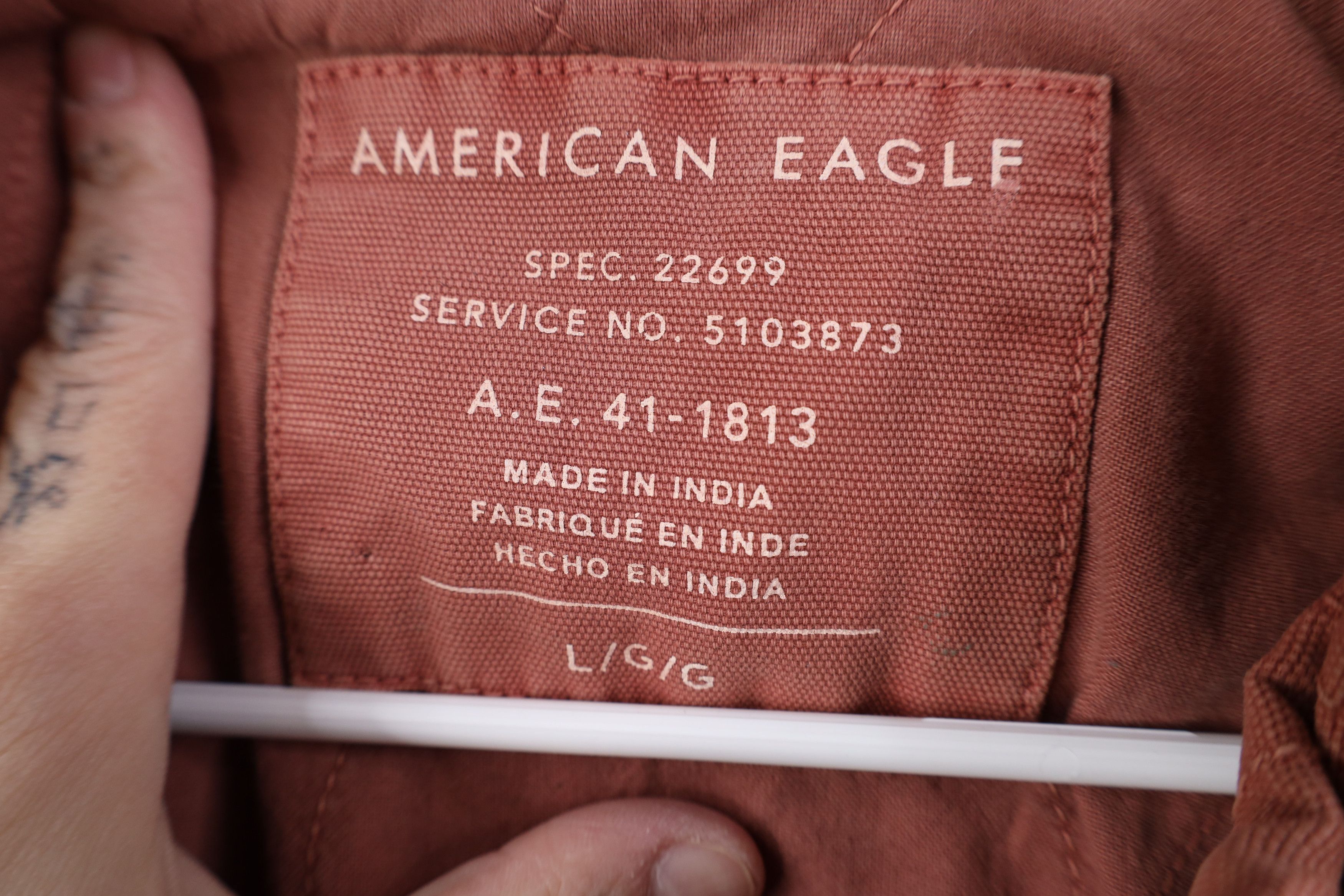 American Eagle Outfitters Vintage Y2K American Eagle Outfitters Military Field Jacket Size L / US 10 / IT 46 - 9 Thumbnail