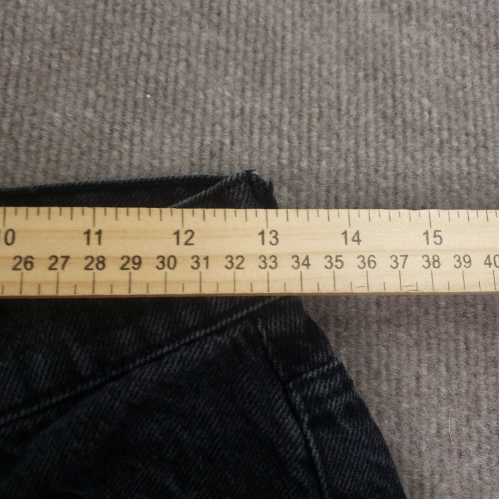 Pacsun PacSun High Rise Straight Leg Jeans Womens Black Size 27 27x26 Size 27" / US 4 / IT 40 - 5 Thumbnail