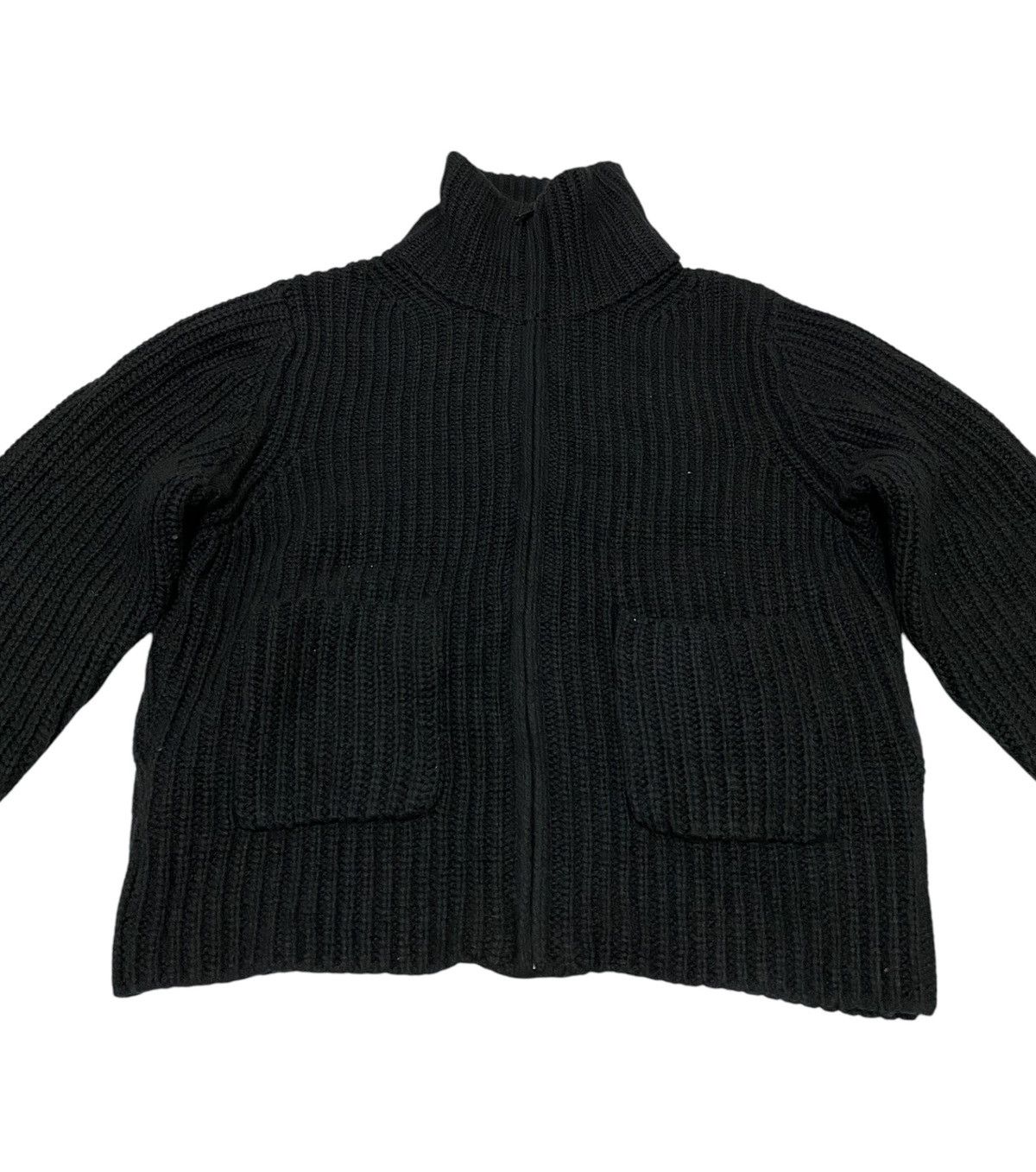 Lemaire × Uniqlo Dope! Lemaire x Uniqlo Dark Shadow Cropped Zipper Knit (C4) Size US M / EU 48-50 / 2 - 3 Thumbnail