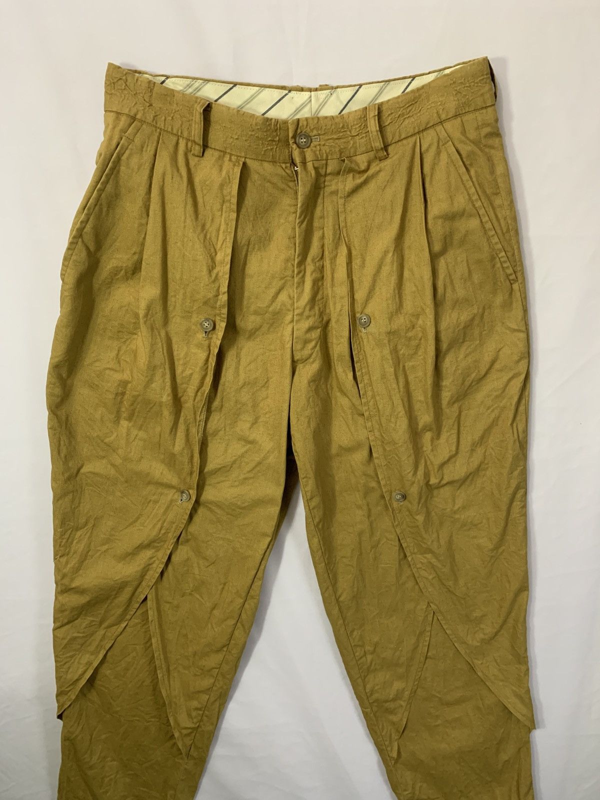 Beauty Beast Japanese Casual Harem Chino Pants Loose Hippie Drop Crotch Size US 30 / EU 46 - 3 Thumbnail
