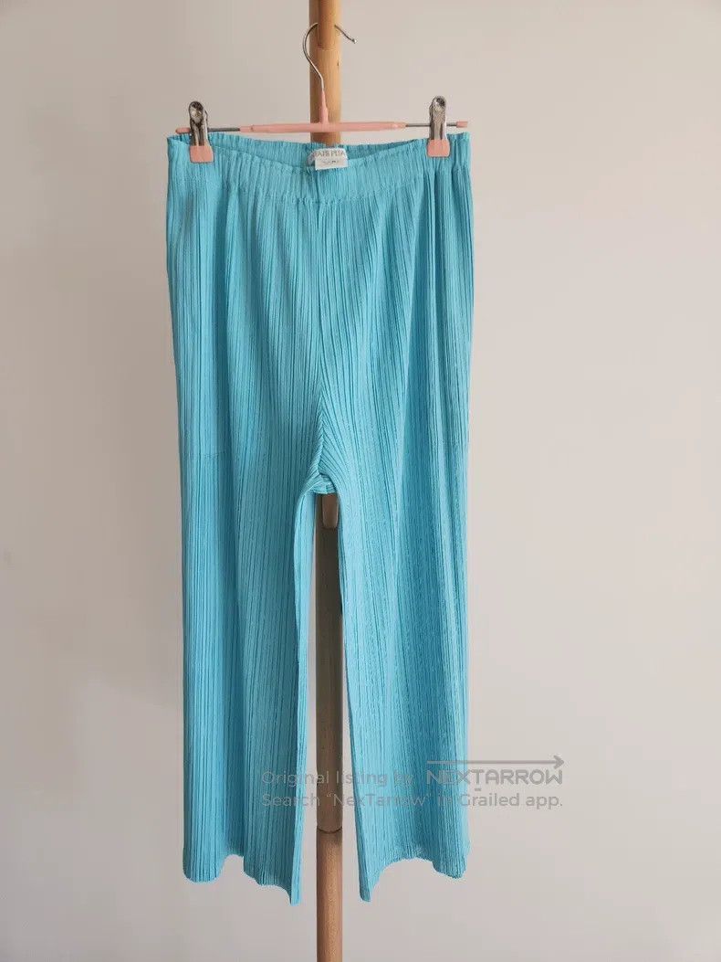Issey Miyake Issey Miyake size:3 Blue Pants Size 22" - 1 Thumbnail