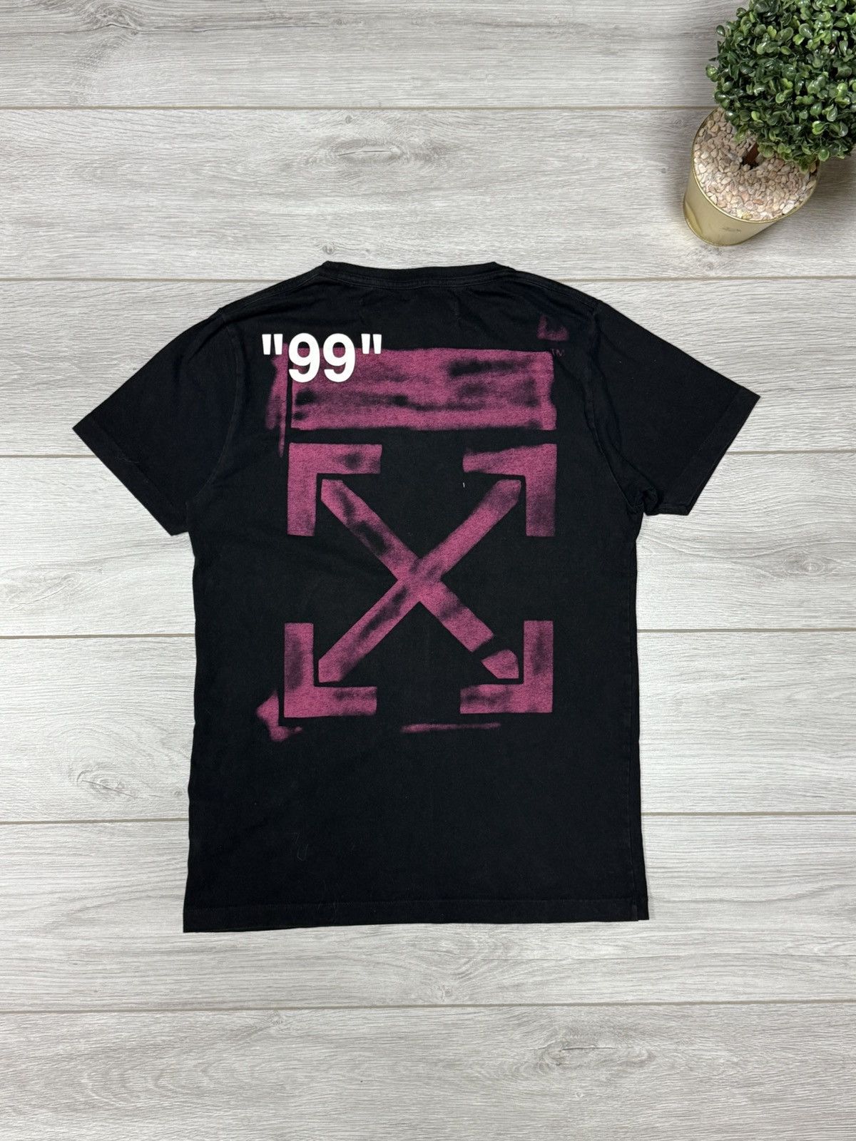 Off-White Off White impressionism pink arrows tee shirt Size US S / EU 44-46 / 1 - 1 Thumbnail