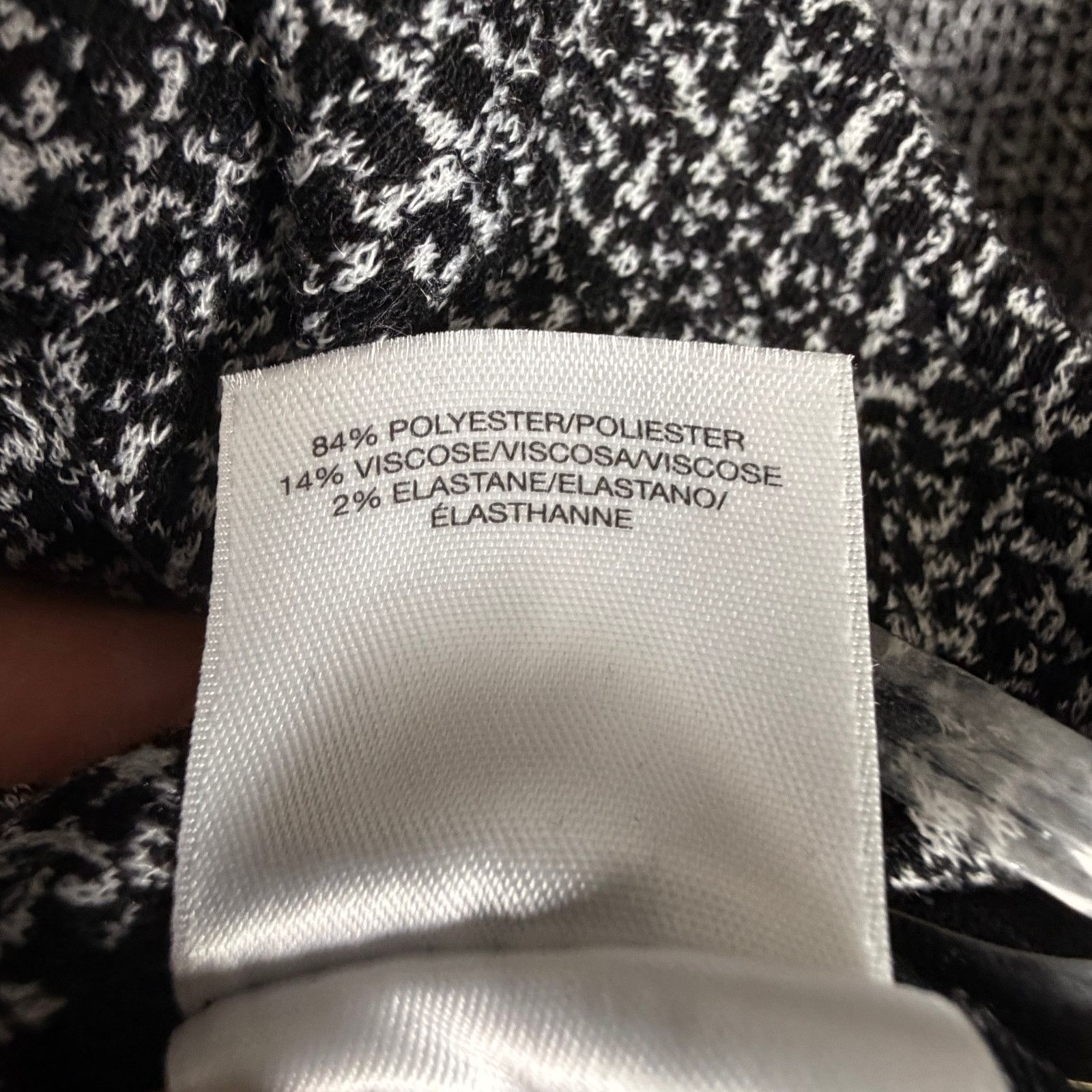 Anne Klein Anne Klein Black White Wrap Sleeve Dress Belt Size 10 NWT Size L / US 10 / IT 46 - 9 Thumbnail