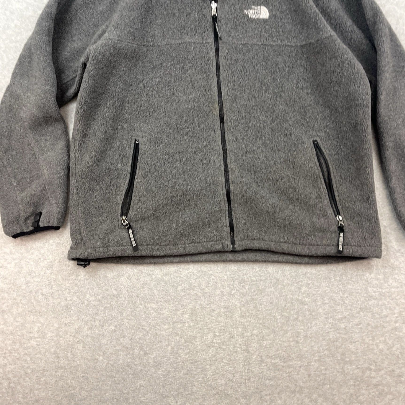 The North Face VINTAGE The North Face Fleece Jacket Mens XL Gray Full Zip Pockets Outdoor 90s Size US XL / EU 56 / 4 - 2 Thumbnail