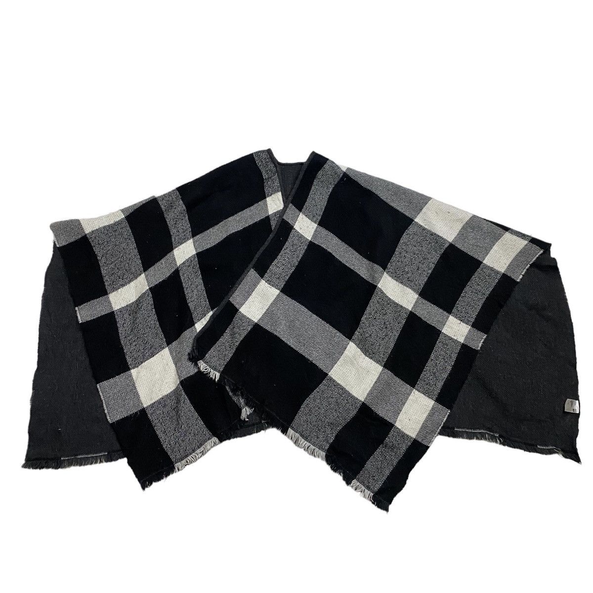Japanese Brand × Uniqlo Uniqlo Plaid poncho Size US M / EU 48-50 / 2 - 5 Thumbnail