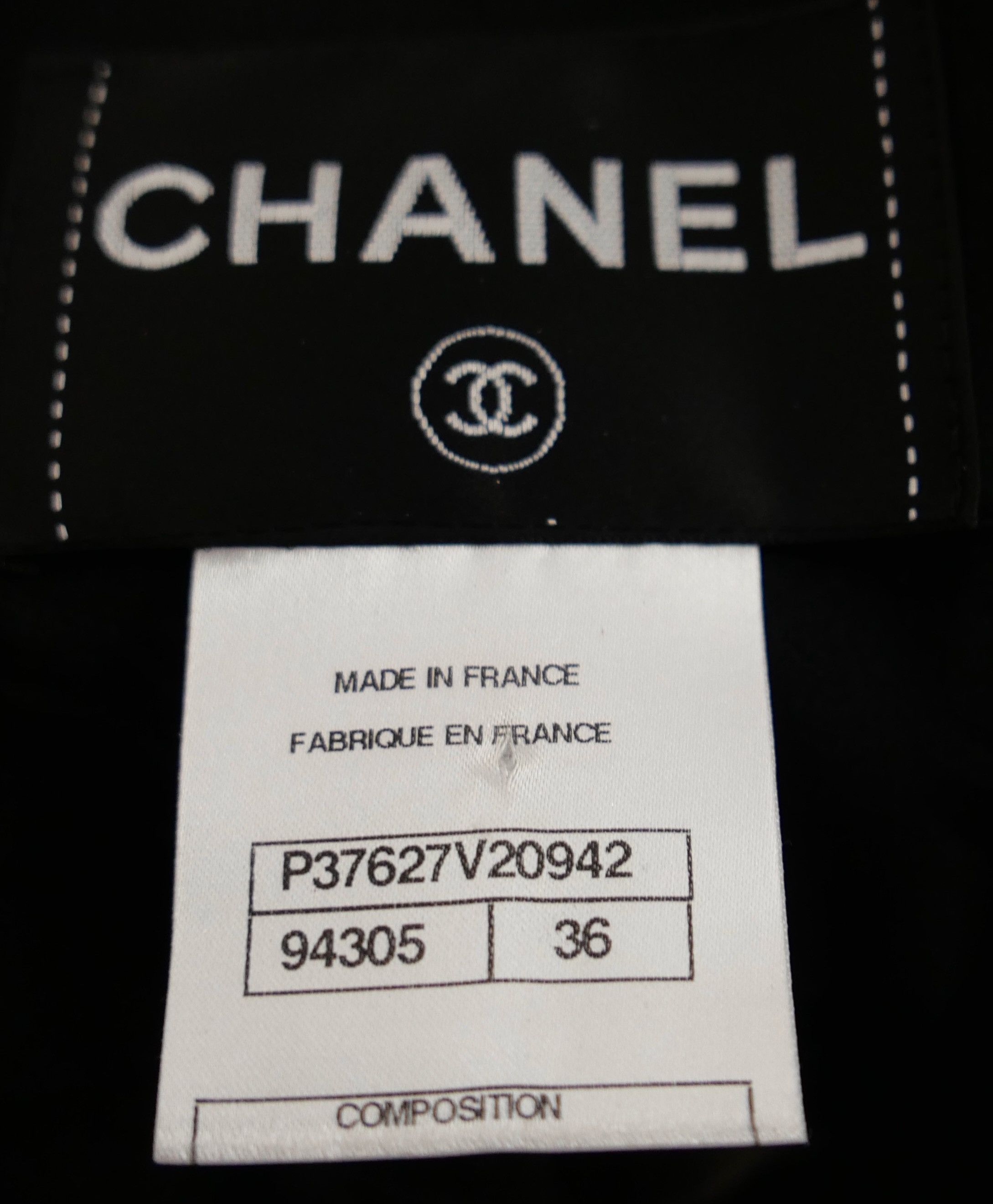 Chanel Chanel Resort 2010 Black Short Sleeve Dress Coat Size XS / US 0-2 / IT 36-38 - 4 Thumbnail