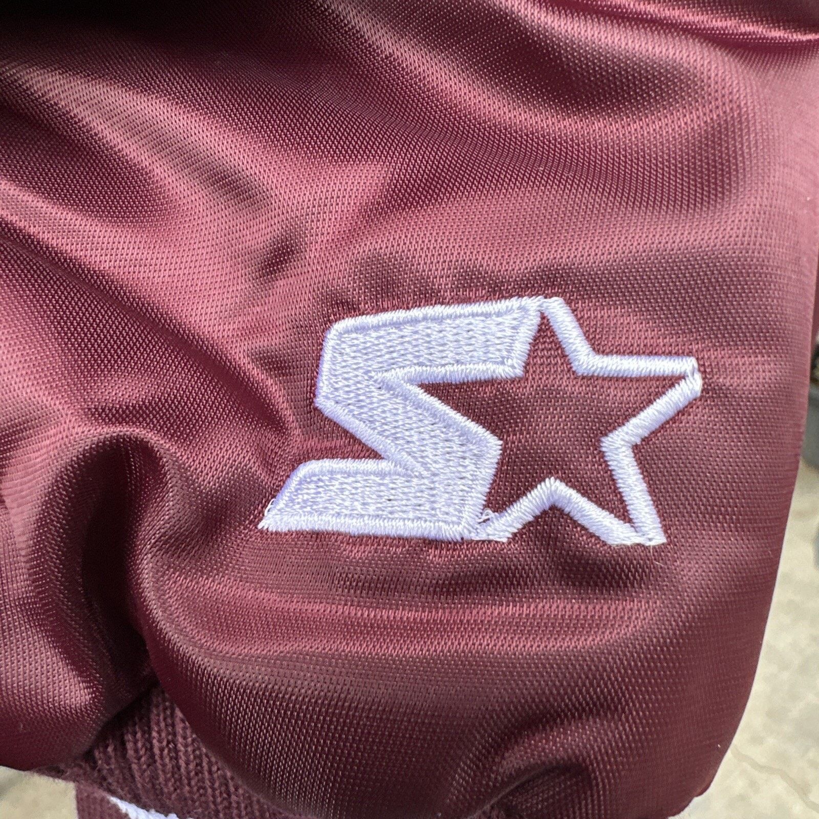 Starter Starter Mikes Hot Honey Snap Button Jacket Size L Burgundy Size US L / EU 52-54 / 3 - 8 Thumbnail