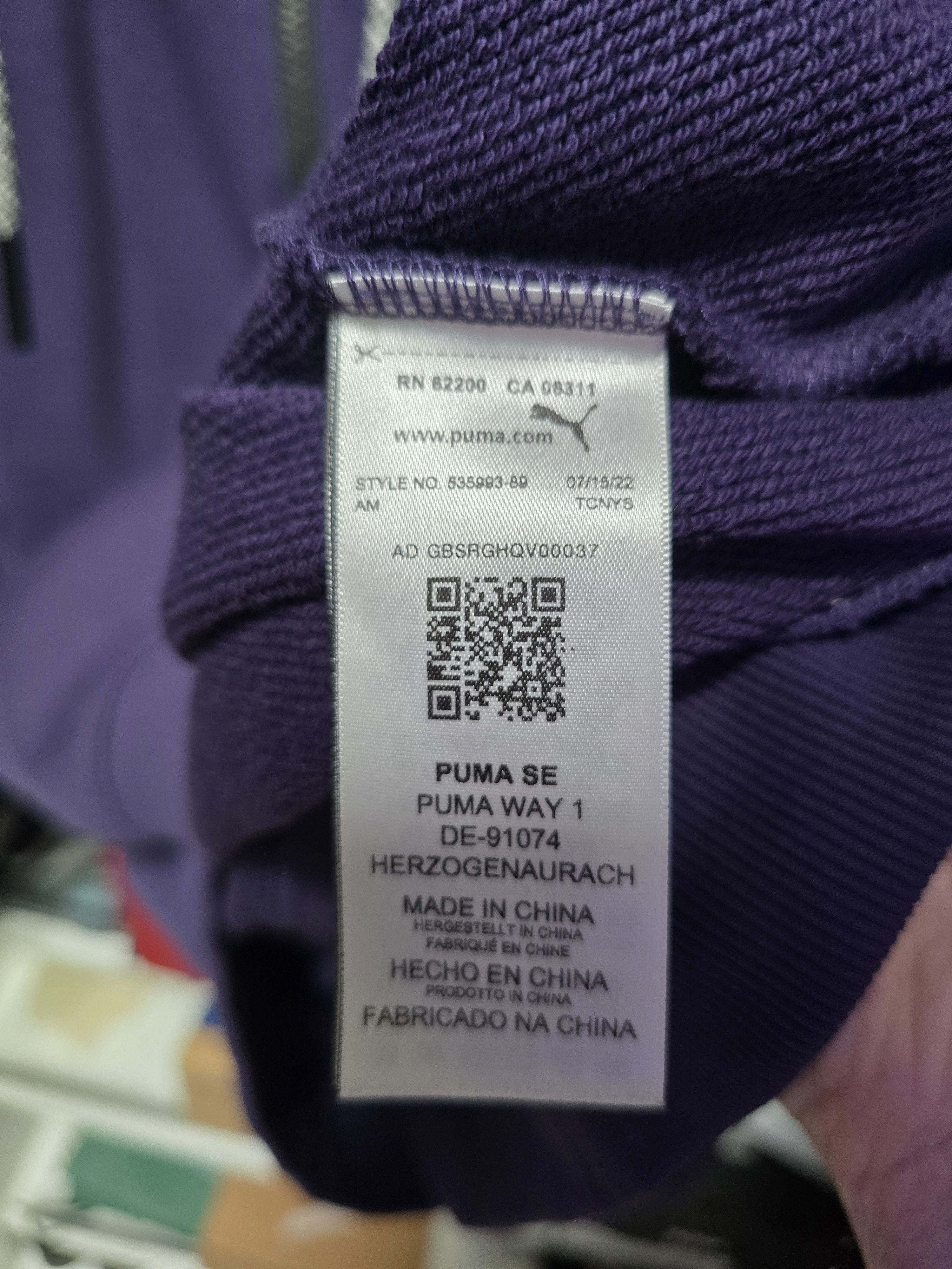 AMI × Puma Puma x Ami purple sweater Size US L / EU 52-54 / 3 - 5 Thumbnail