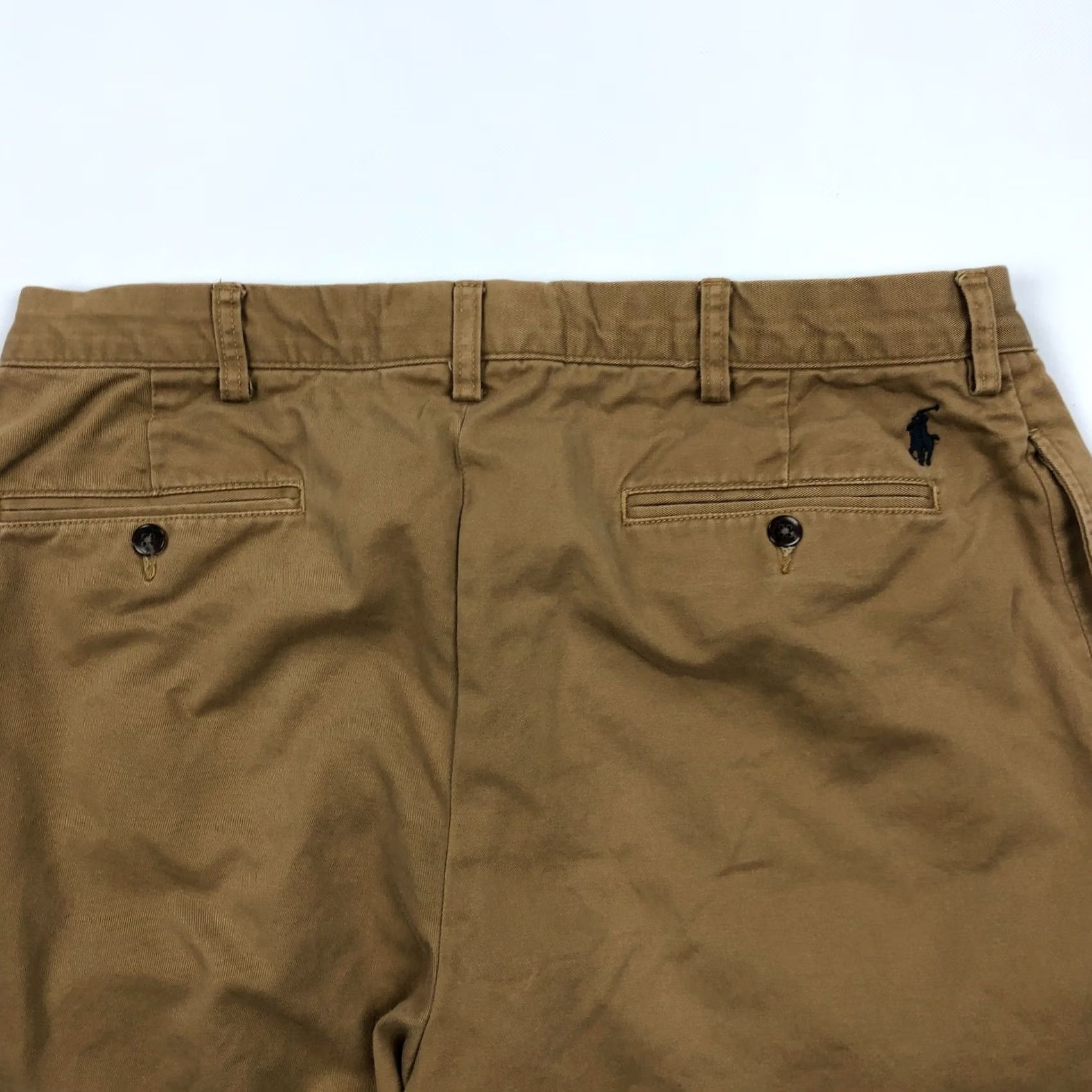 Polo Ralph Lauren Ralph Lauren Polo Ethan Pants Mens 35x30 Khaki Beige Classic Straight Pleated 35 Inseam Cotton Canvas Pocket Slashy N/A Size US S / EU 44-46 / 1 - 4 Thumbnail