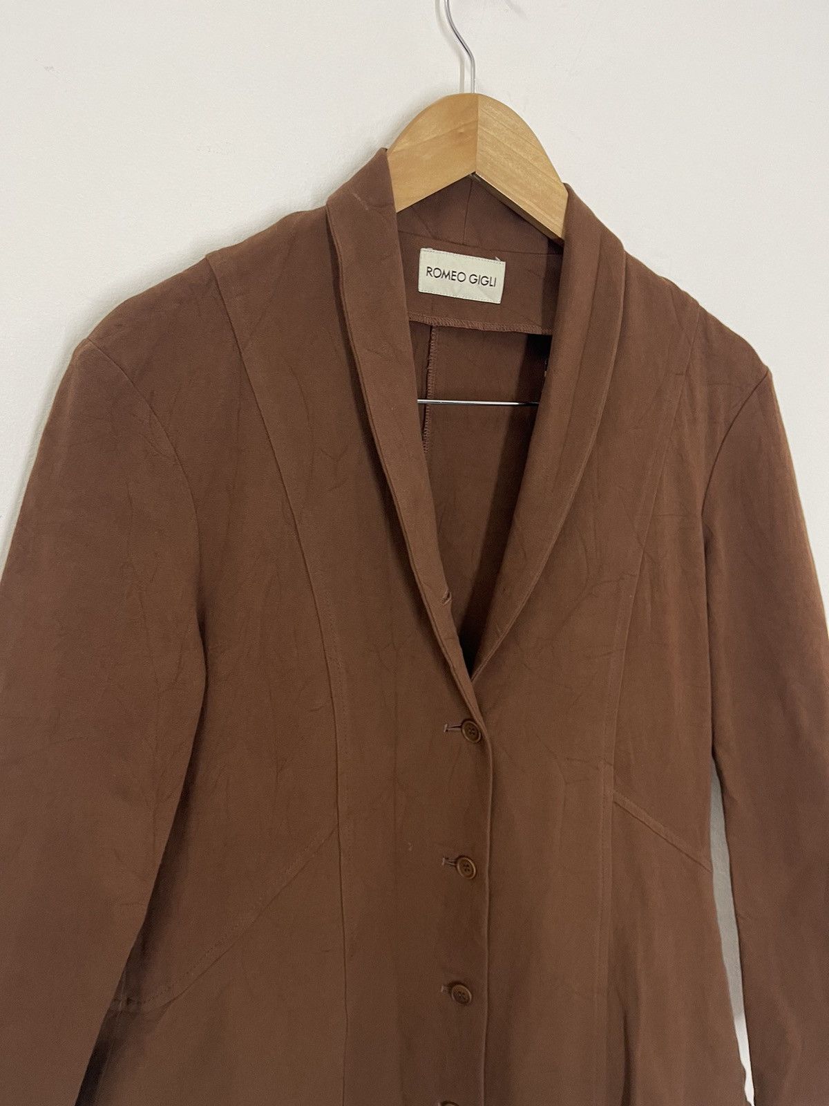 Romeo Gigli VINTAGE ROMEO GIGLI TRENCH COAT DRESS Size XS / US 0-2 / IT 36-38 - 3 Thumbnail