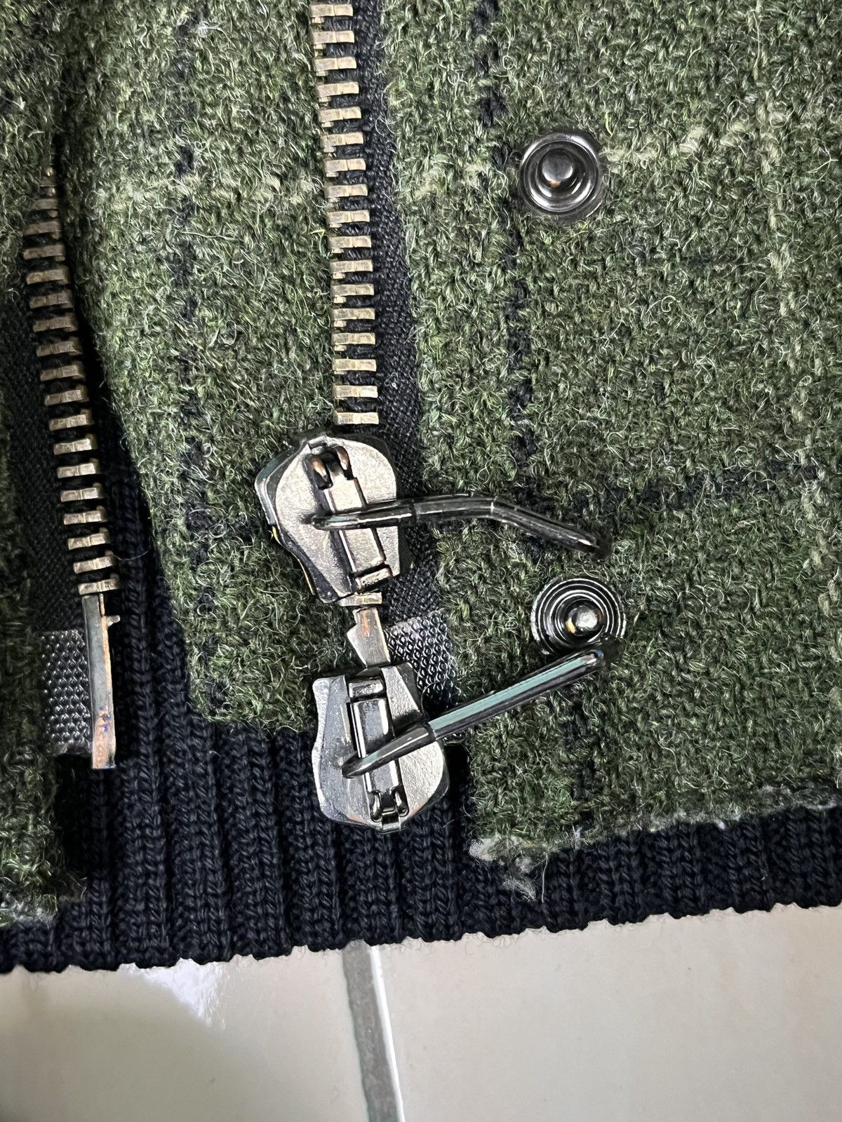 Harris Tweed Rag & Bone Harris Tweed Lampo Zipper Italian Lamb Shearling Size XS / US 0-2 / IT 36-38 - 25 Thumbnail