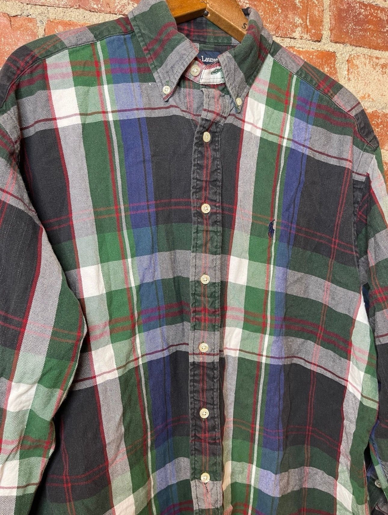Designer × Polo Ralph Lauren × Ralph Lauren Polo Ralph Lauren Plaid Flannel Button Up Shirt Size US M / EU 48-50 / 2 - 4 Thumbnail