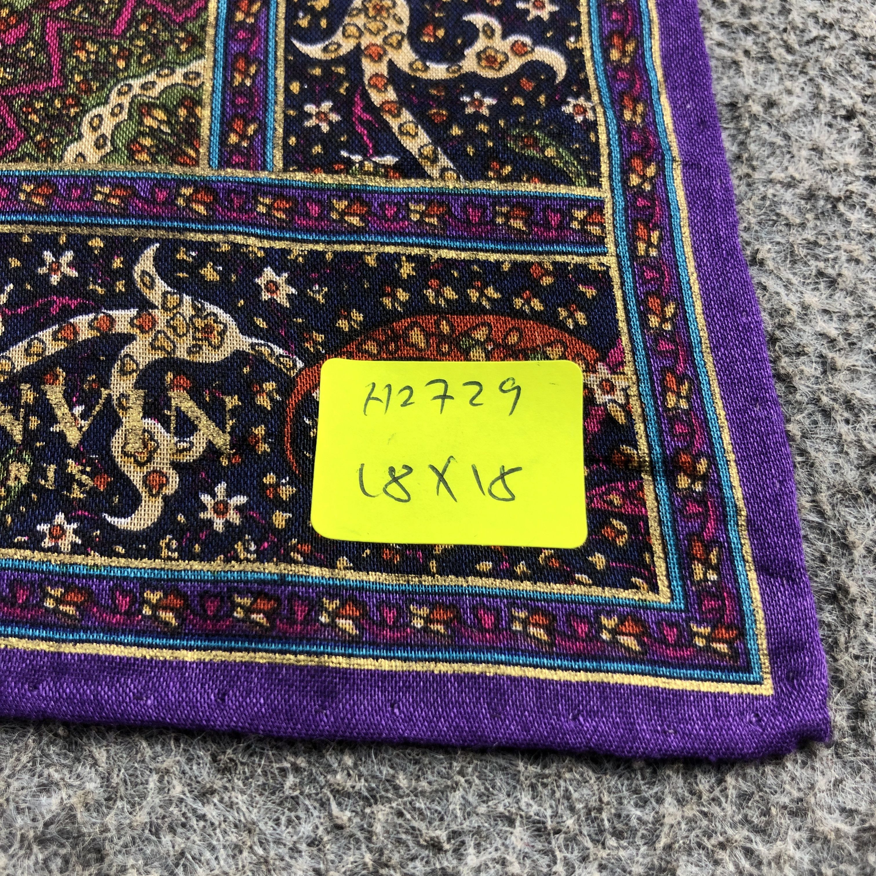 Lanvin × Vintage Lanvin Paisley Handkerchief Neckerchief Bandana H2729 Size ONE SIZE - 6 Thumbnail
