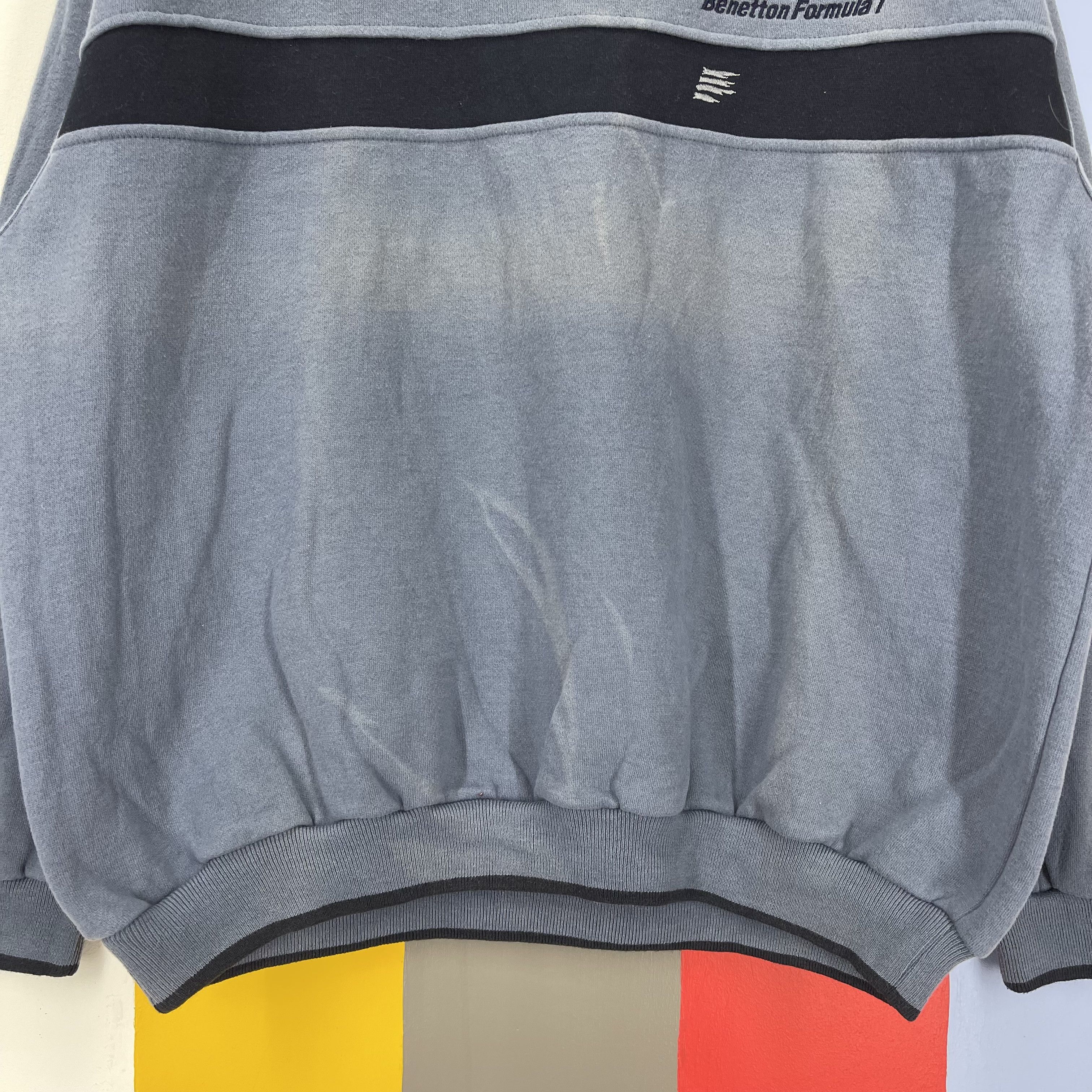 Benetton BENETTON FORMULA 1 RACING TEAM Crew Neck Sweatshirt #1351/AU Size US L / EU 52-54 / 3 - 4 Thumbnail