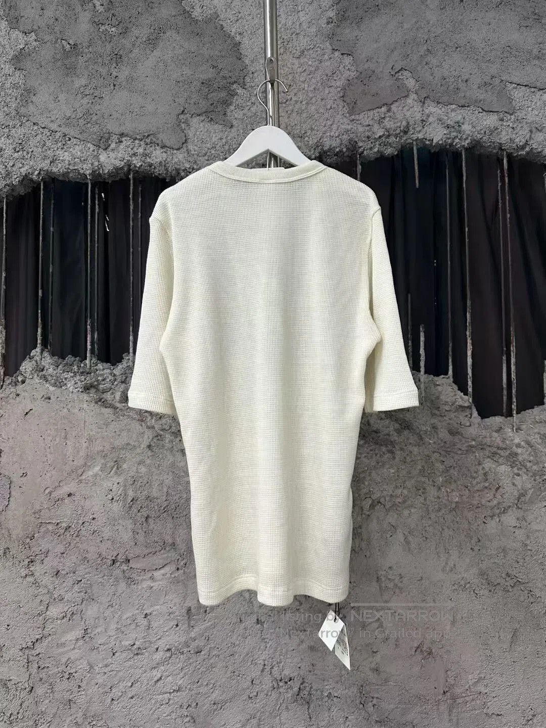 Chrome Hearts Chrome Hearts Waffle Cream Three-Quarter Sleeve Top. Size US S / EU 44-46 / 1 - 2 Thumbnail