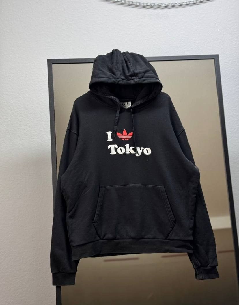 Adidas Adidas Tokyo Style Hoodie Black Size US XL / EU 56 / 4 - 1 Thumbnail