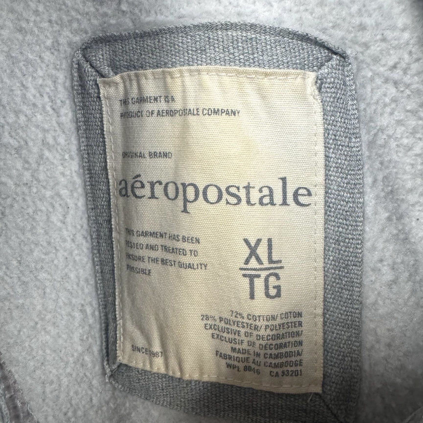 Vintage VINTAGE Aeropostale Hoodie XL Full Zip Sequins Embroidered Retro Y2K Mall Glam Mcbling Size XL / US 12-14 / IT 48-50 - 6 Thumbnail