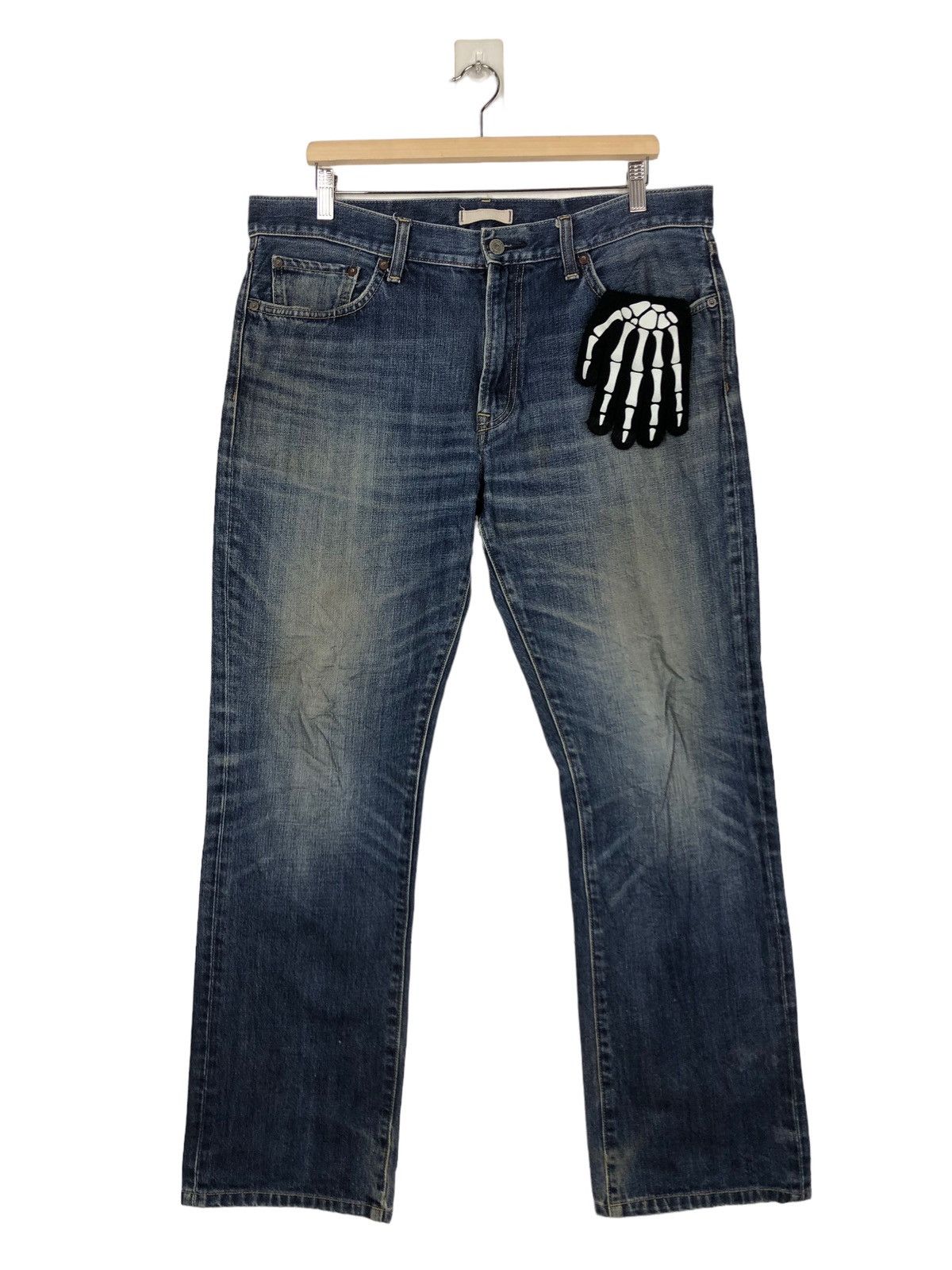 Japanese Brand 🔥Rare Straight Cut Denim Jeans Uniqlo Japan Issey Miyake Size US 36 / EU 52 - 1 Thumbnail