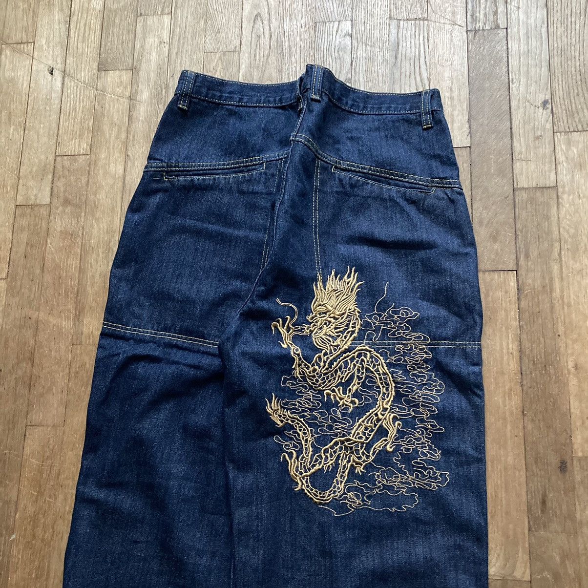 Vintage Dragon Japanese denim jeans trousers W30