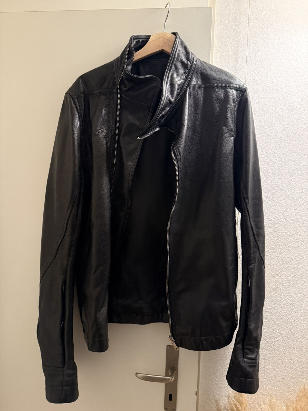 Rick Owens RICK OWENS BAUHAUS leather jacket | Grailed