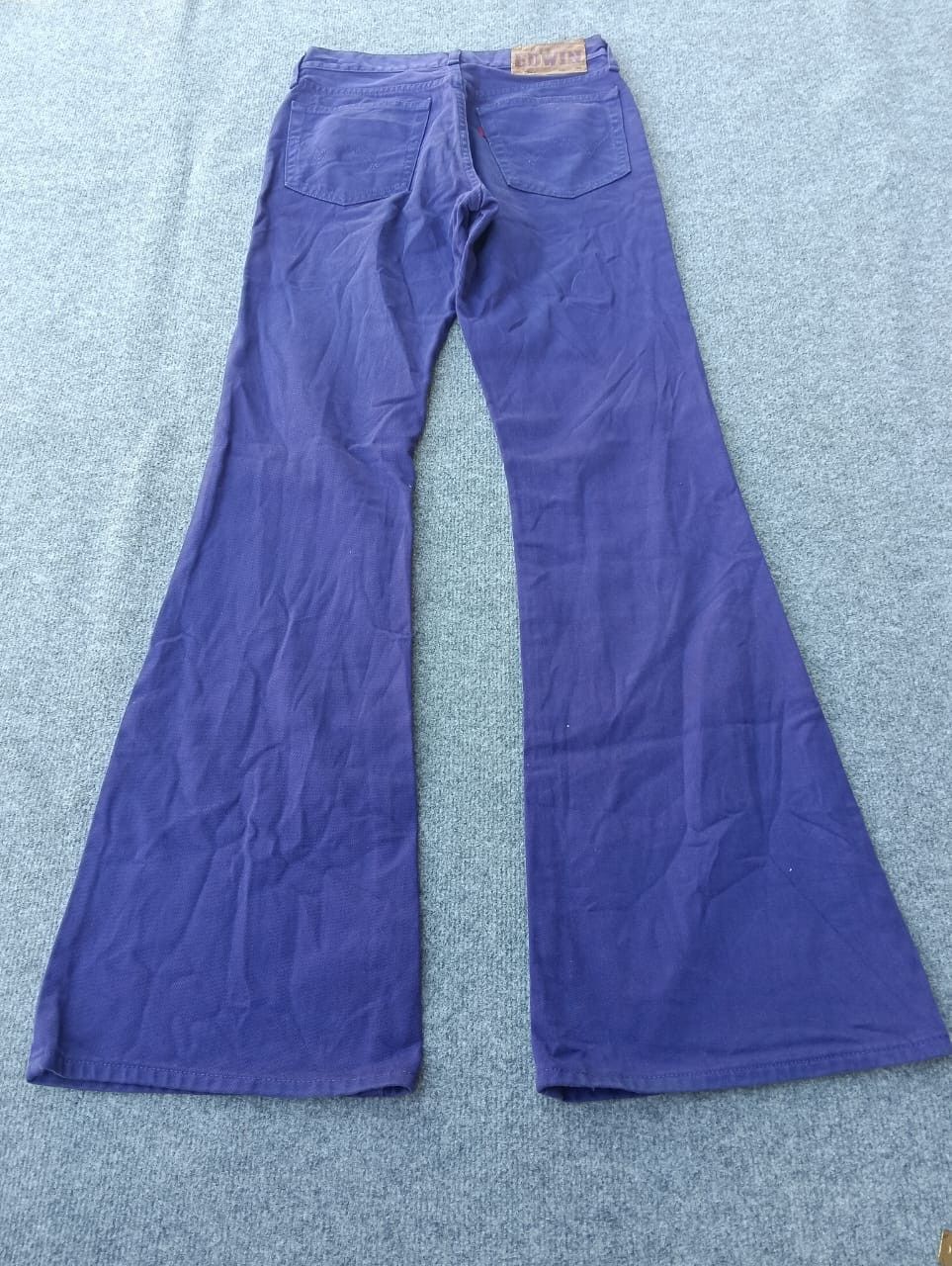 Edwin EDWIN 503 Purple Bell Bottom Flare Denim Jeans Size US 28 / EU 44 - 2 Thumbnail