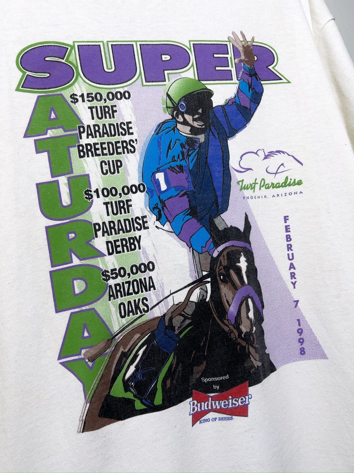 Tultex Tultex Budweiser Super Saturday 1998 Size US XL / EU 56 / 4 - 3 Thumbnail