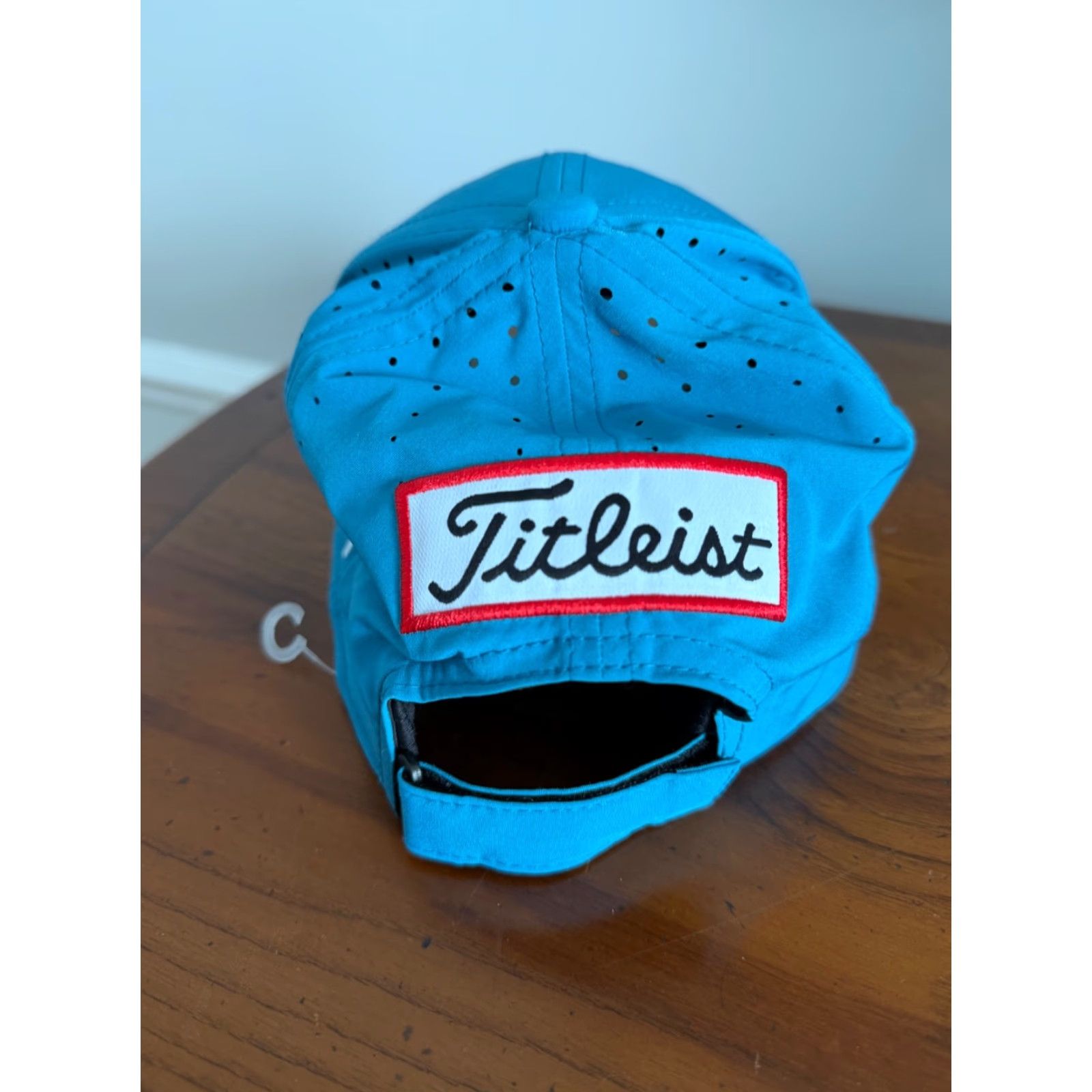 Titleist Titleist Rope Strapback Hat Blue Turquoise Teal Script Snapback Unisex Adults One Size (Blue) Size ONE SIZE - 5 Thumbnail