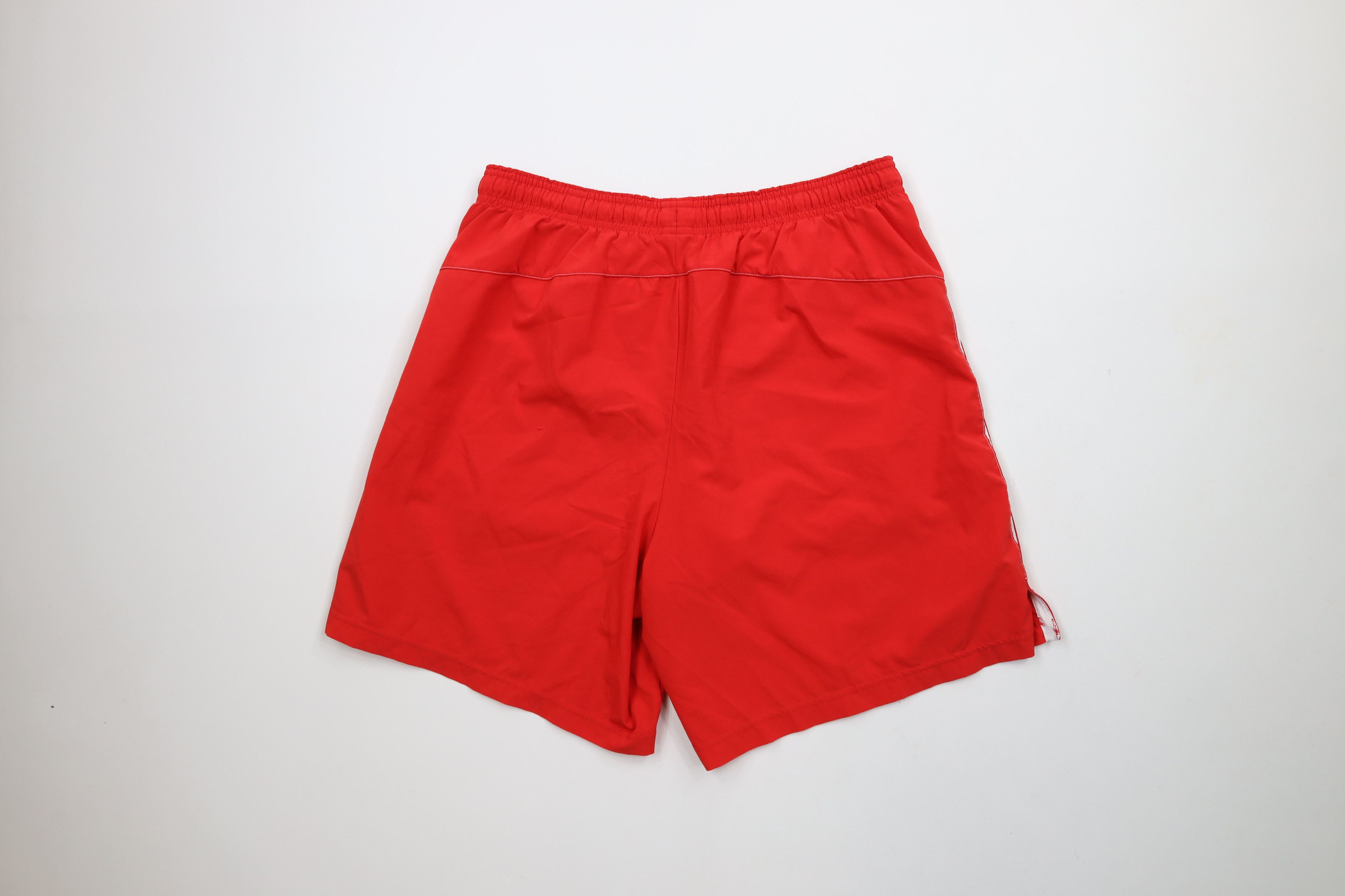 Nike × Vintage Vintage 90s Y2K Nike Scott Mini Swoosh Lined Soccer Shorts Size US 32 / EU 48 - 9 Thumbnail