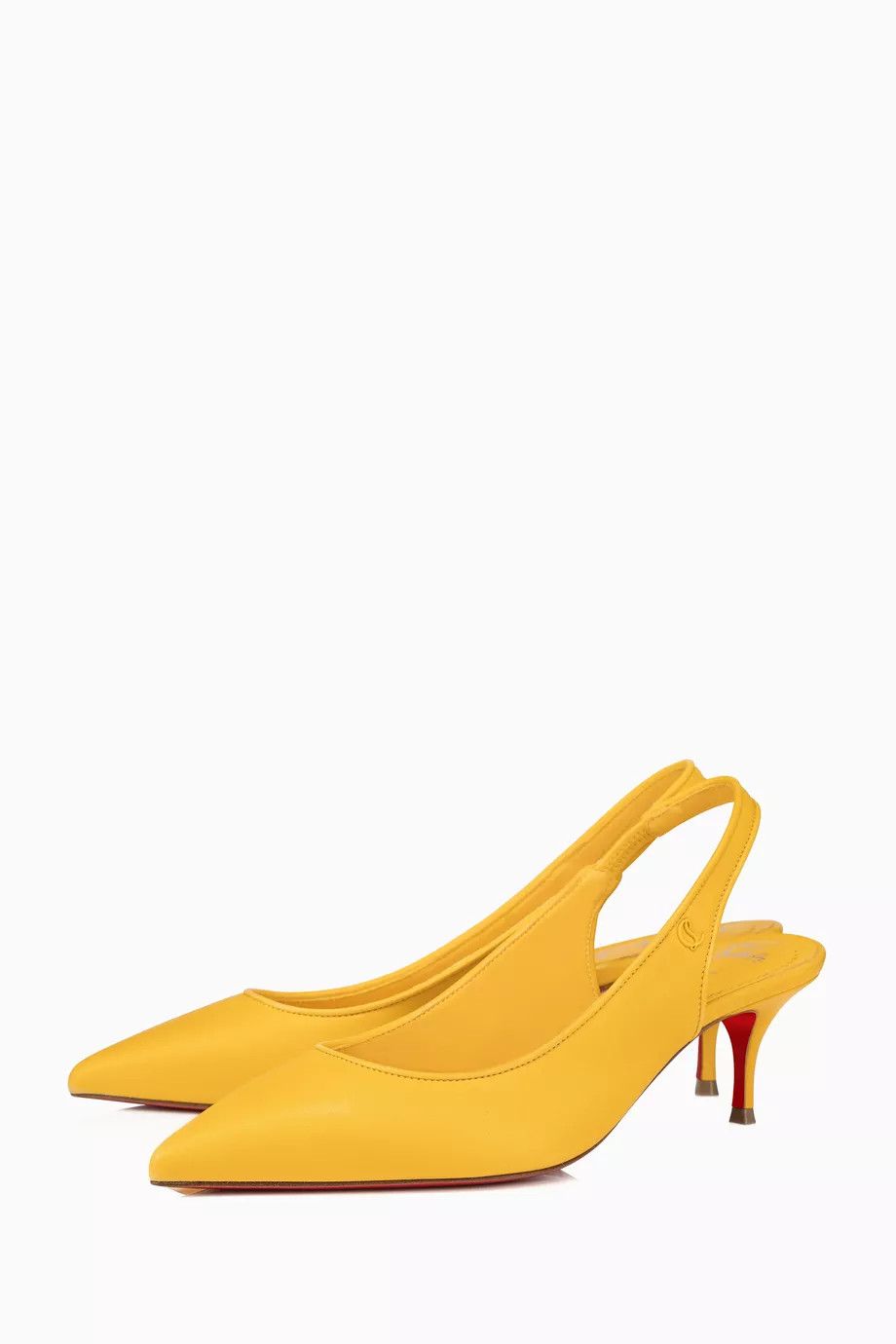 Christian Louboutin o1s1wg110425 Sporty Kate Sling in Yellow Size US 9.5 / IT 39.5 - 1 Thumbnail