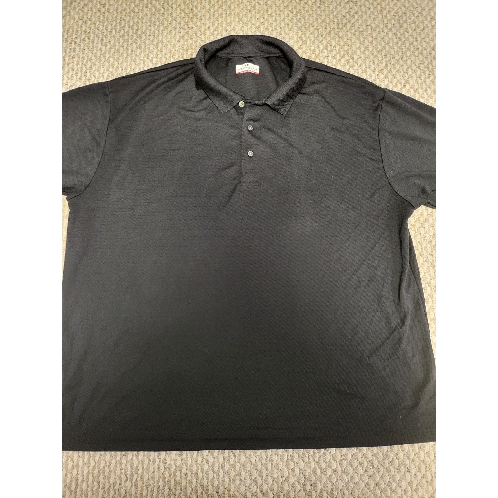 Grand Slam Grand Slam Men's Size 3XL Black Short Sleeve Golf Shirt Size US XXL / EU 58 / 5 - 1 Thumbnail