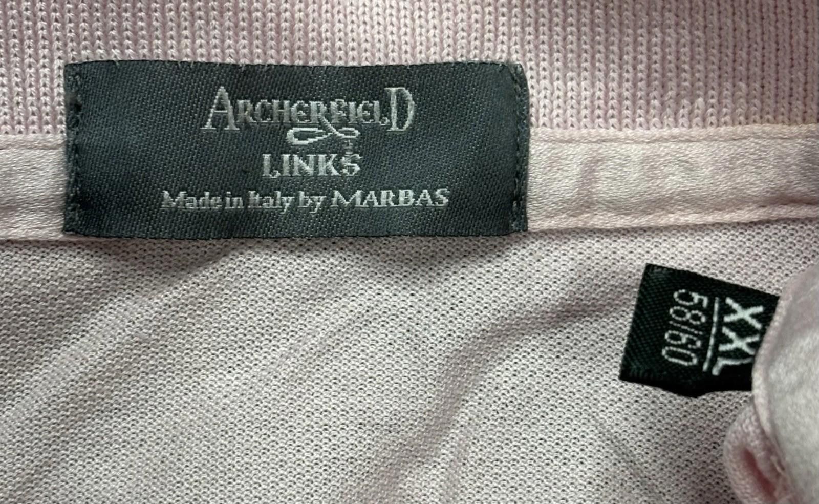 Antonio Marras Marbas Polo Shirt Mens XL Archerfield Links Italy Di Scozia Size US XL / EU 56 / 4 - 2 Thumbnail