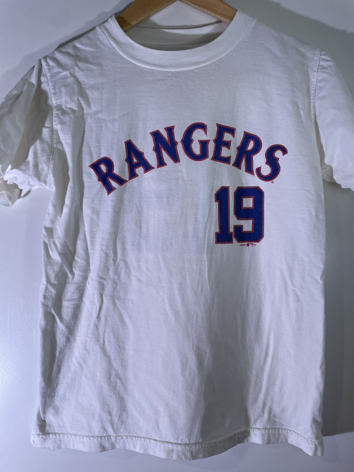 Vintage Y2K 2000’s VTG Vintage Rangers Kapler MLB Baseball T Shirt Size US S / EU 44-46 / 1 - 3 Thumbnail