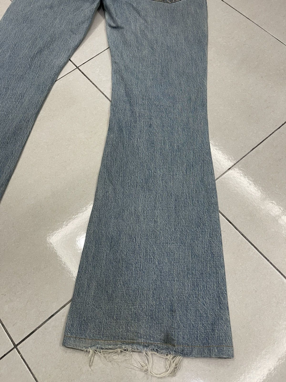 Morgan Homme Archival Morgan Homme Floral Embroidered Flare Denim Size US 30 / EU 46 - 9 Thumbnail