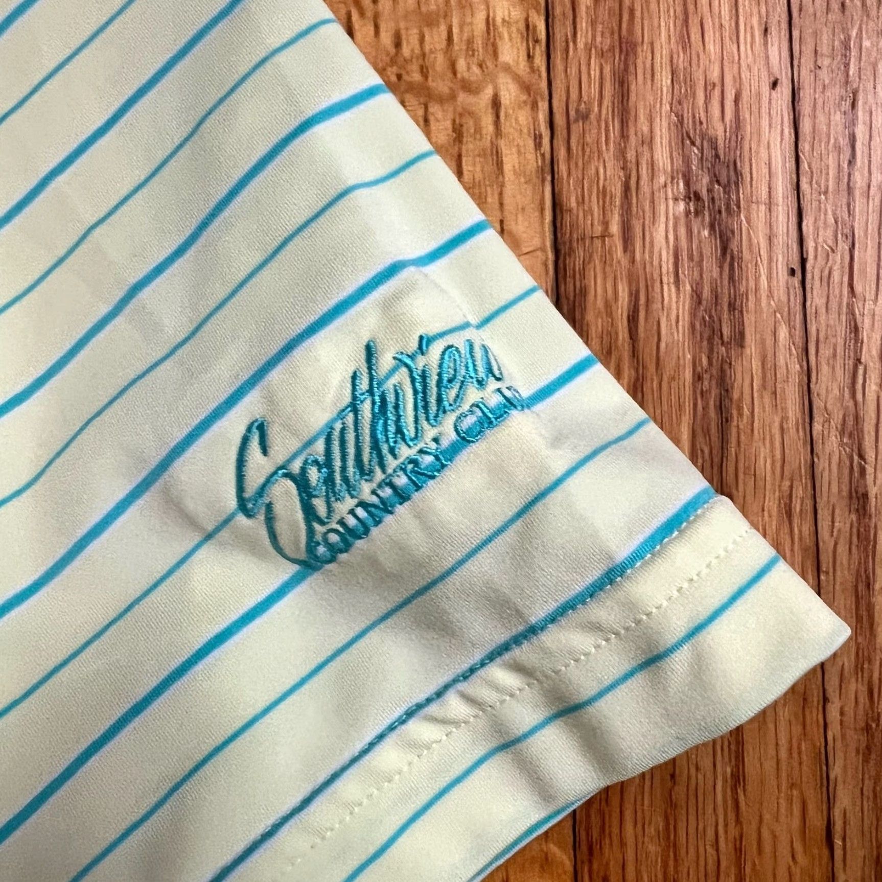 Peter Millar Peter Millar Polo Shirt Mens XL Summer Comfort Golf Performance Stripe Yellow Size US XL / EU 56 / 4 - 2 Thumbnail