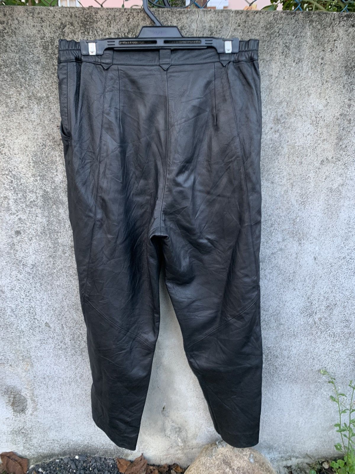 Designer Leather Pants Size US 30 / EU 46 - 3 Thumbnail