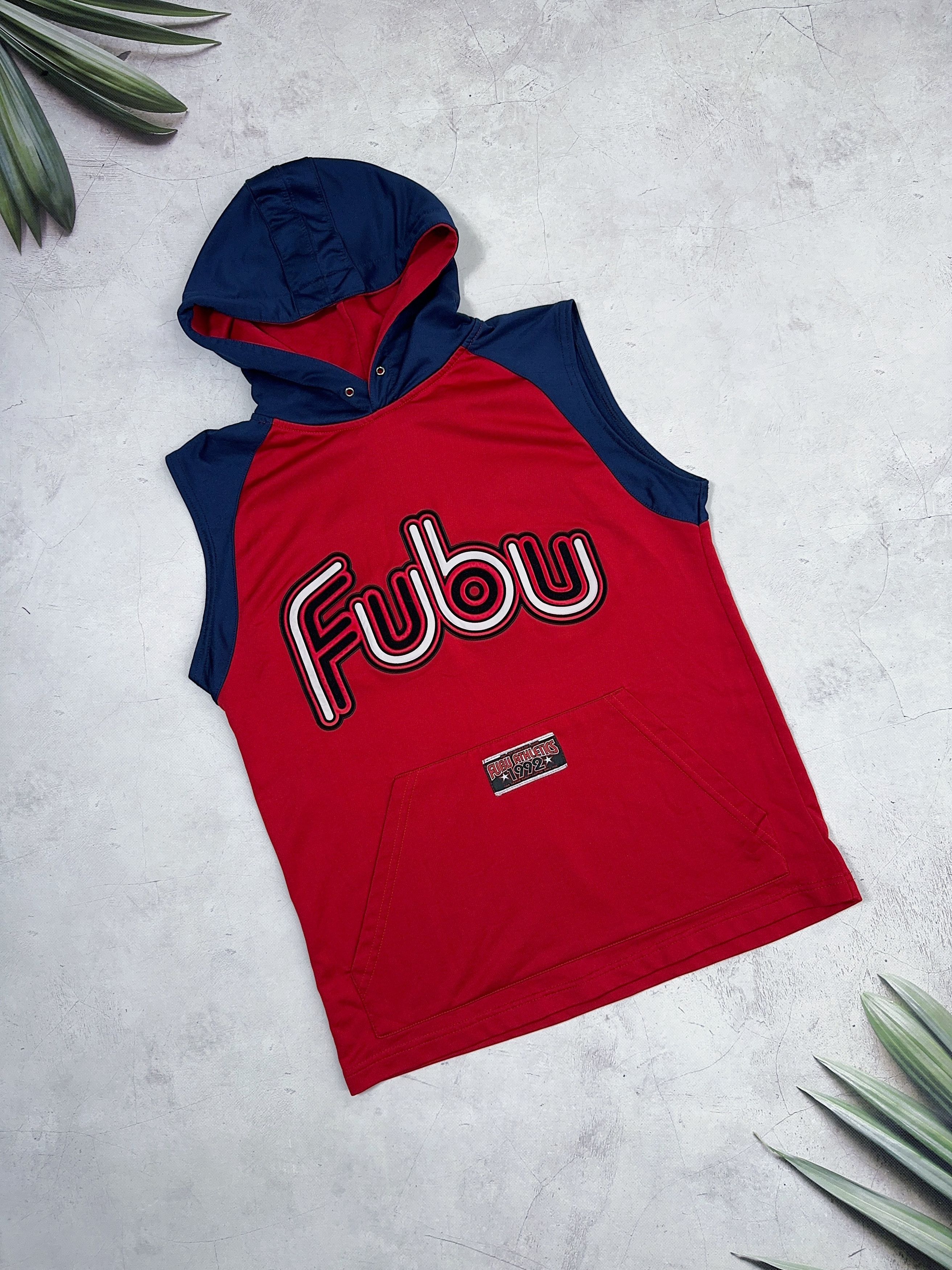 Band Tees × Fubu × Vintage Vintage Fubu 05 Hip Hop Hoodie Sleevless Size US M / EU 48-50 / 2 - 8 Thumbnail