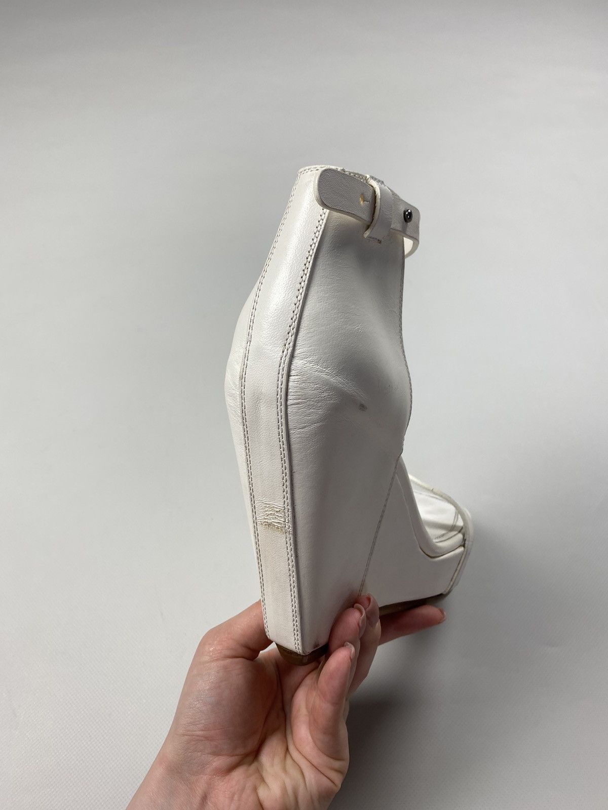 Rick Owens Rick Owens avant-garde ladies leather platform heels sandals Size US 9 / IT 39 - 12 Thumbnail