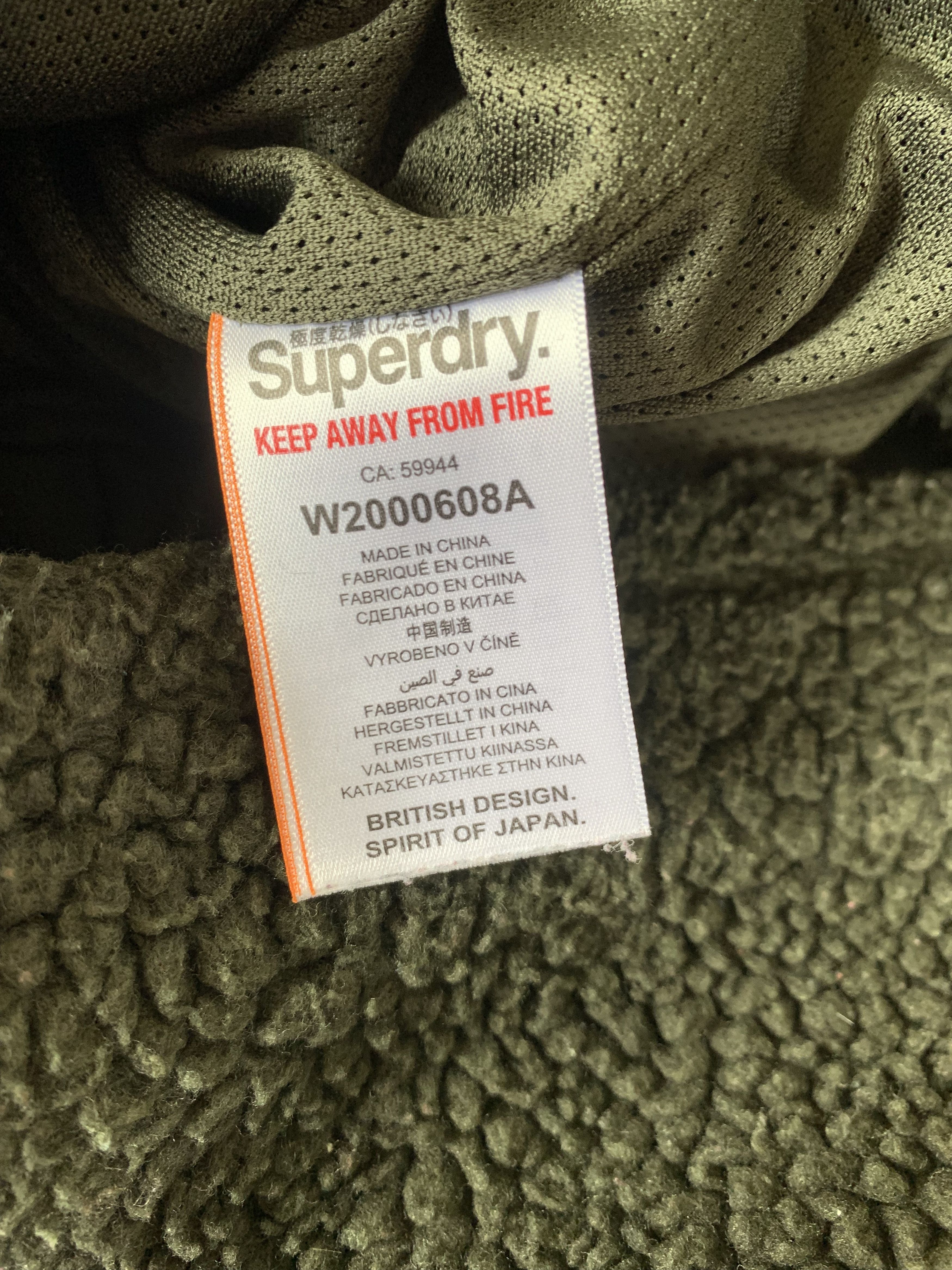 Japanese Brand × Superdry Superdry Polar Heavy Womens Zip Celsius Sherpa Size L / US 10 / IT 46 - 8 Thumbnail