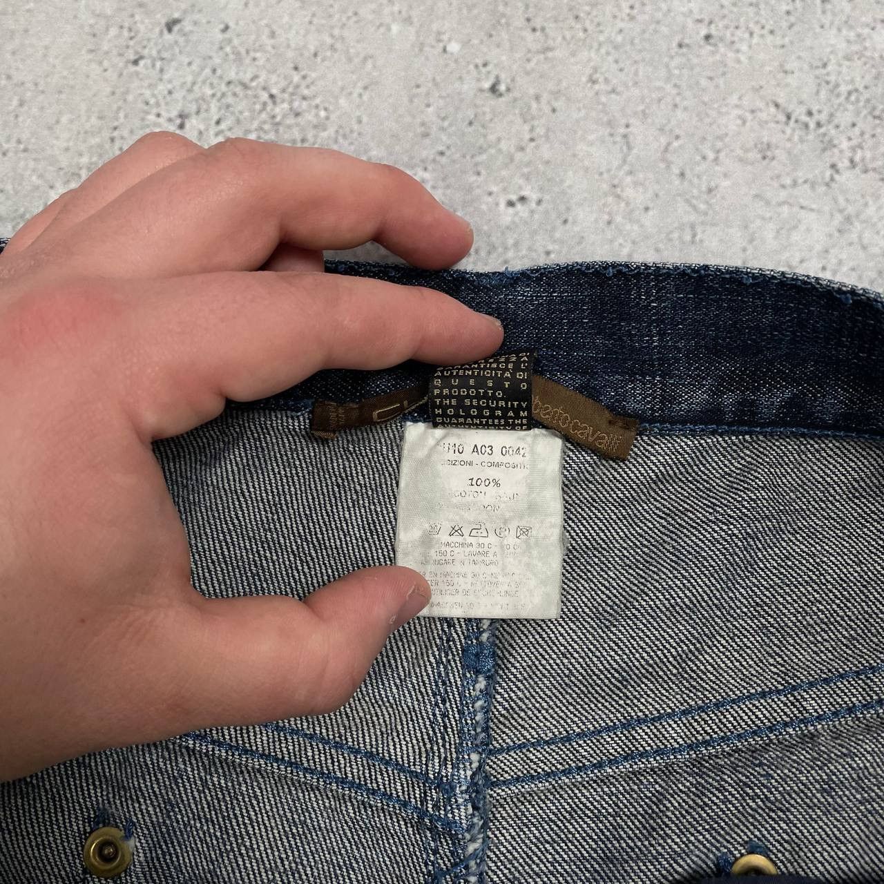 Designer × Roberto Cavalli × Vintage Vintage Roberto Cavalli Class Straight Fit Jeans Size W37 Size US 37 - 12 Thumbnail