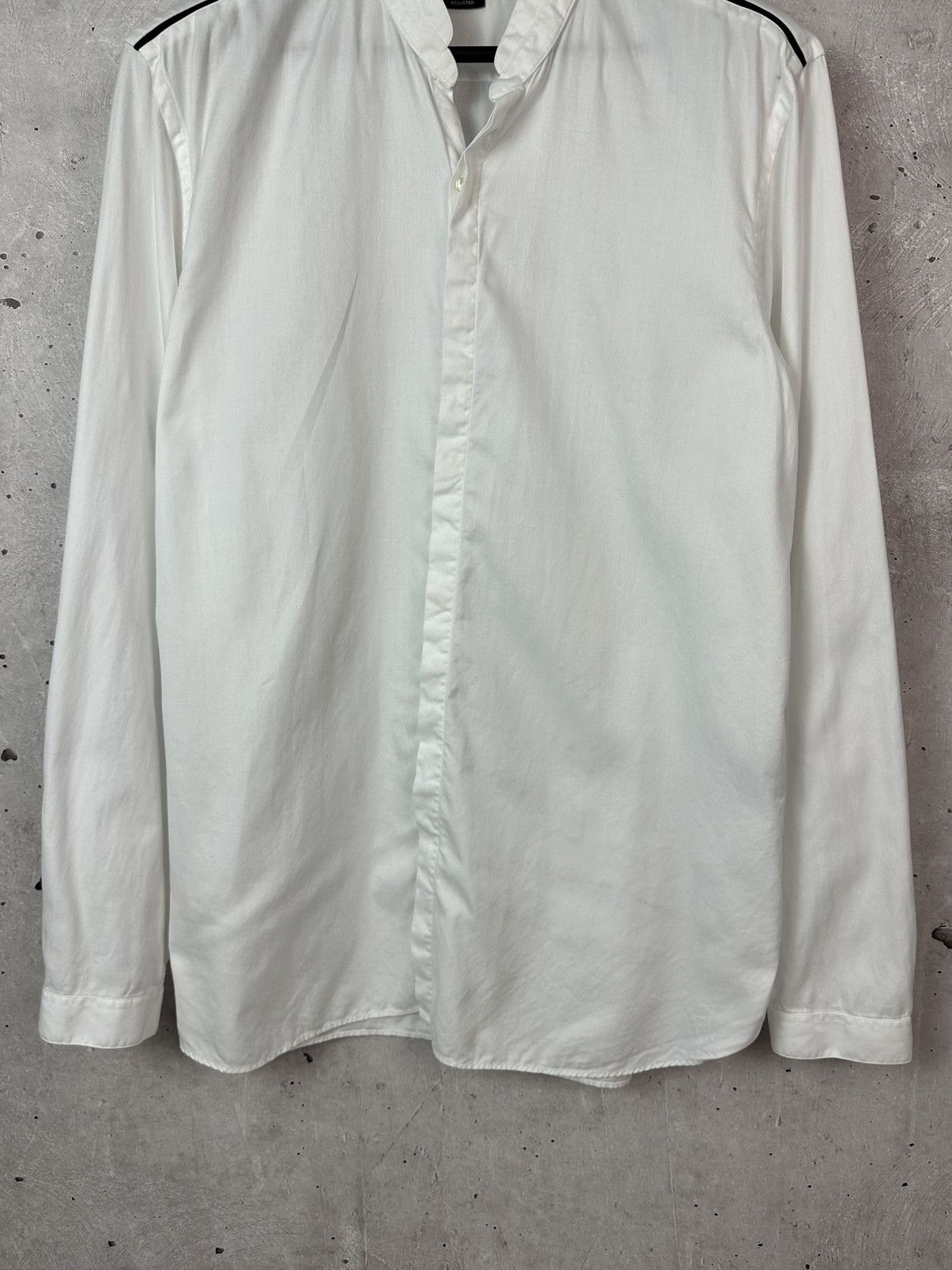 The Kooples The Kooples Adjusted White Cotton Long Sleeve Men’s Shirt Size US XL / EU 56 / 4 - 2 Thumbnail