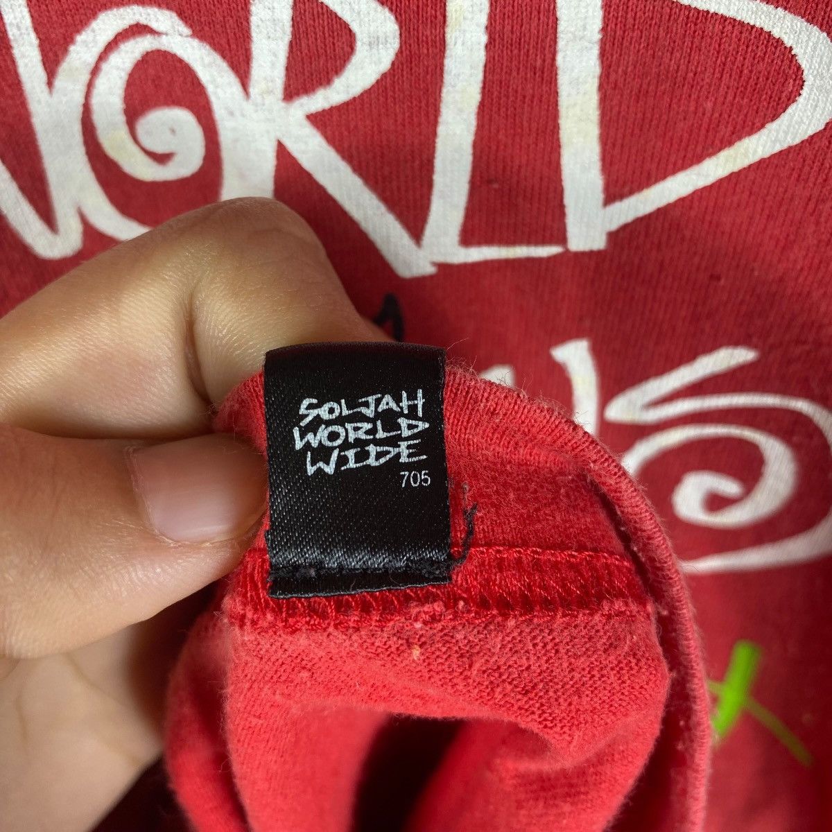 Vintage Vintage 00s SOLJAH World Famous Soljah Team Graphic Tee Size US L / EU 52-54 / 3 - 8 Thumbnail