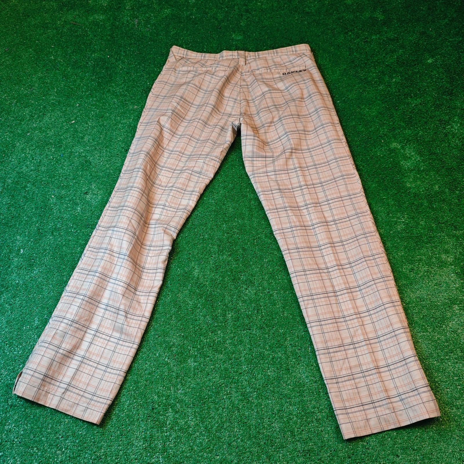 Oakley Oakley Pants Mens W34 L33 straight plaid golf trousers y2k Size US 34 / EU 50 - 4 Thumbnail