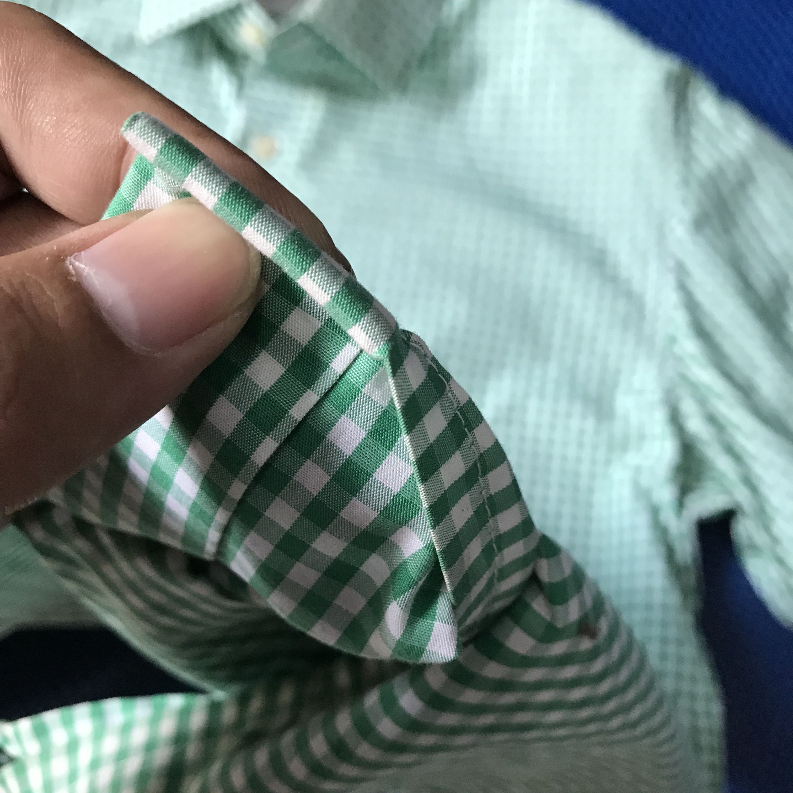 Banana Republic Banana Republic serenity Green gingham tartan size M officer Size US M / EU 48-50 / 2 - 13 Thumbnail