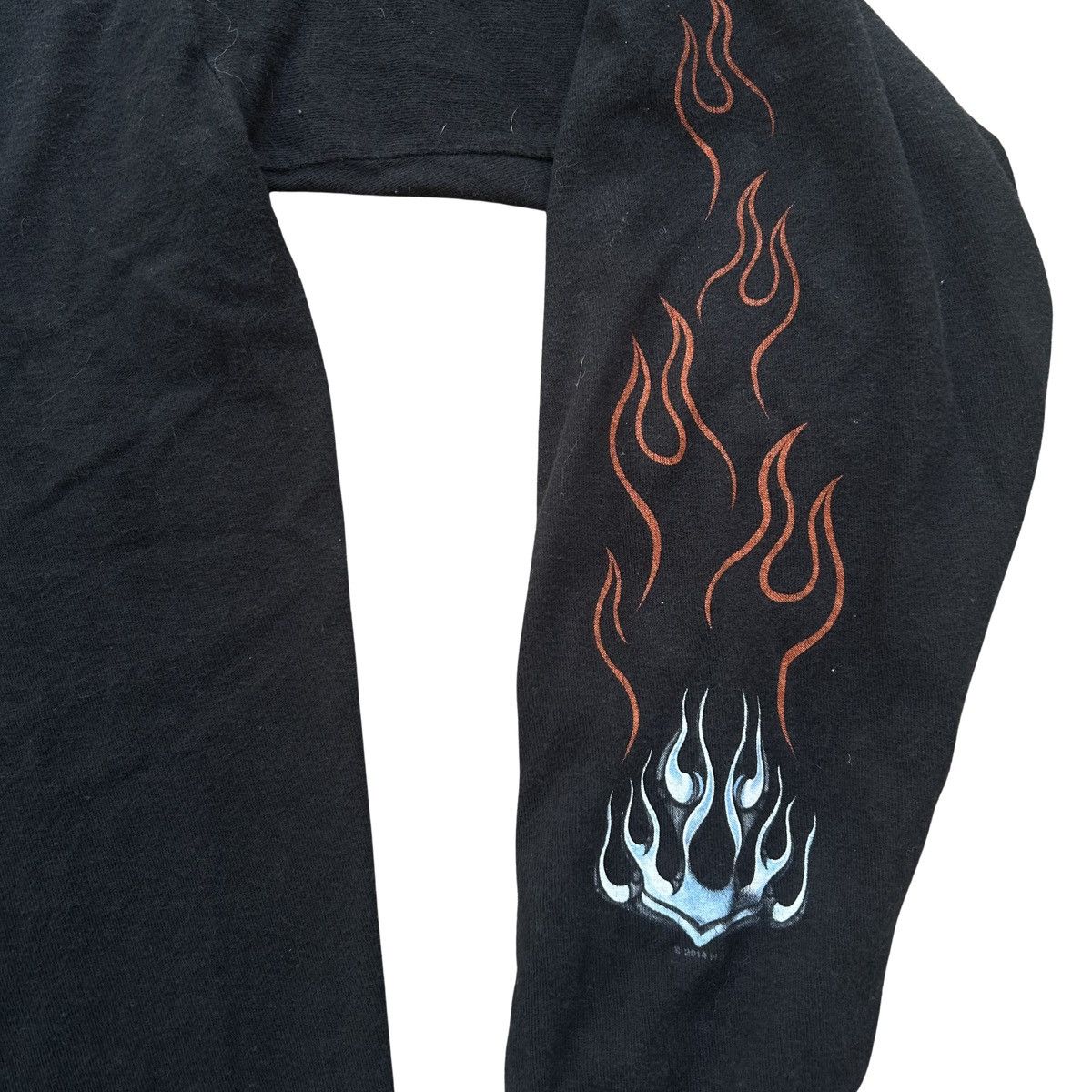 Harley Davidson Harley Davidson Chrome Skull Flames Long Sleeve Shirt Large Size US L / EU 52-54 / 3 - 4 Thumbnail